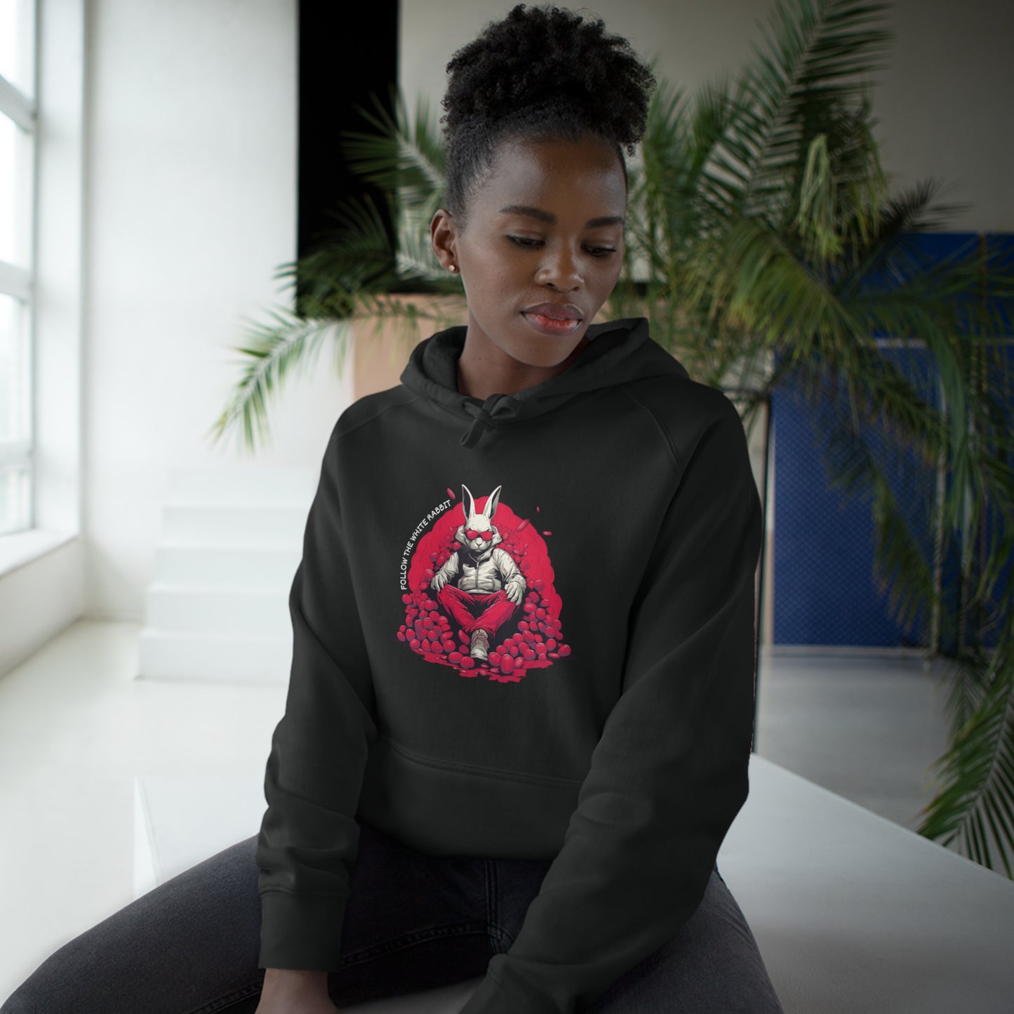 Follow The White Rabbit Signature Unisex Supply Hoodie