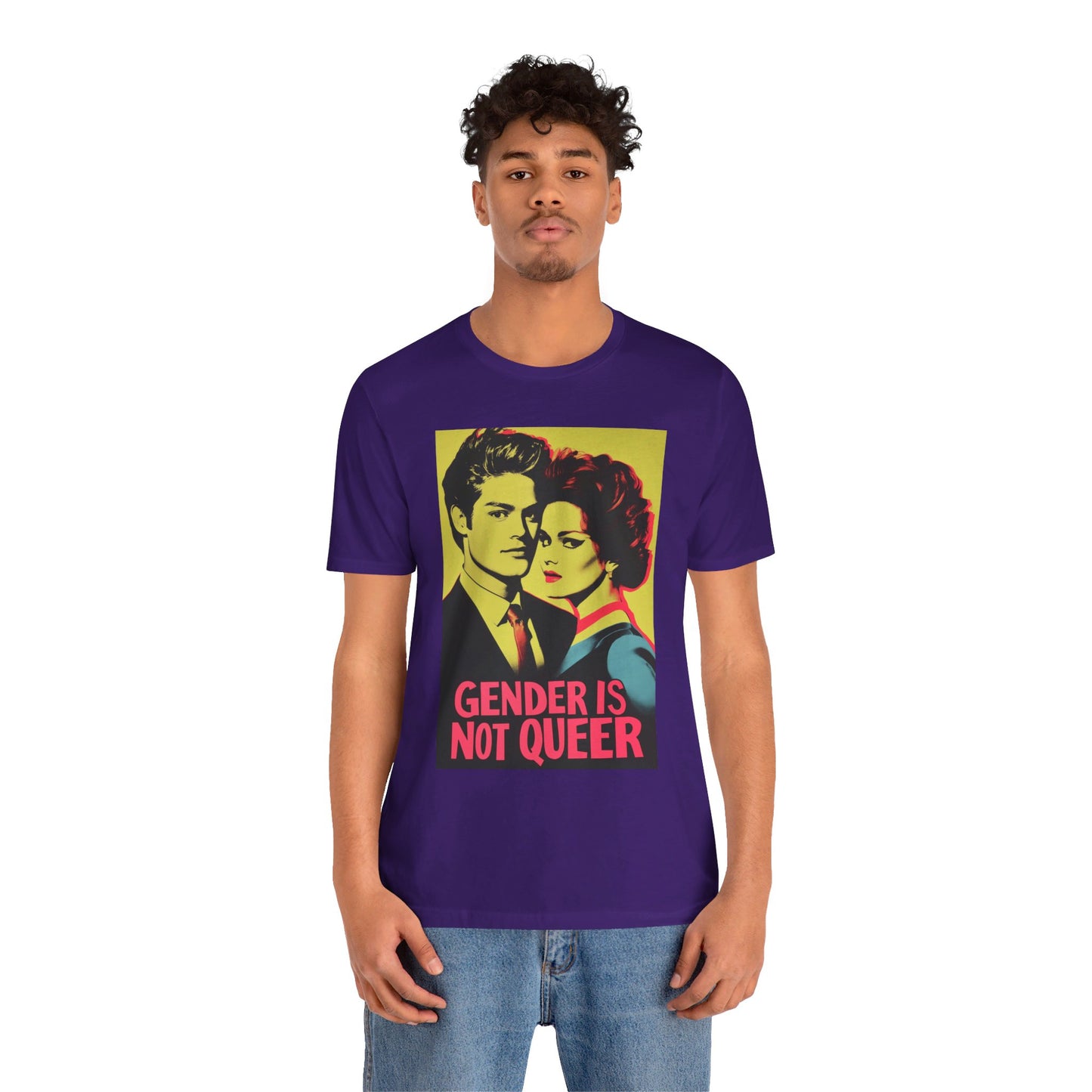 Gender is Not Queer Unisex Jersey Short Sleeve Tee