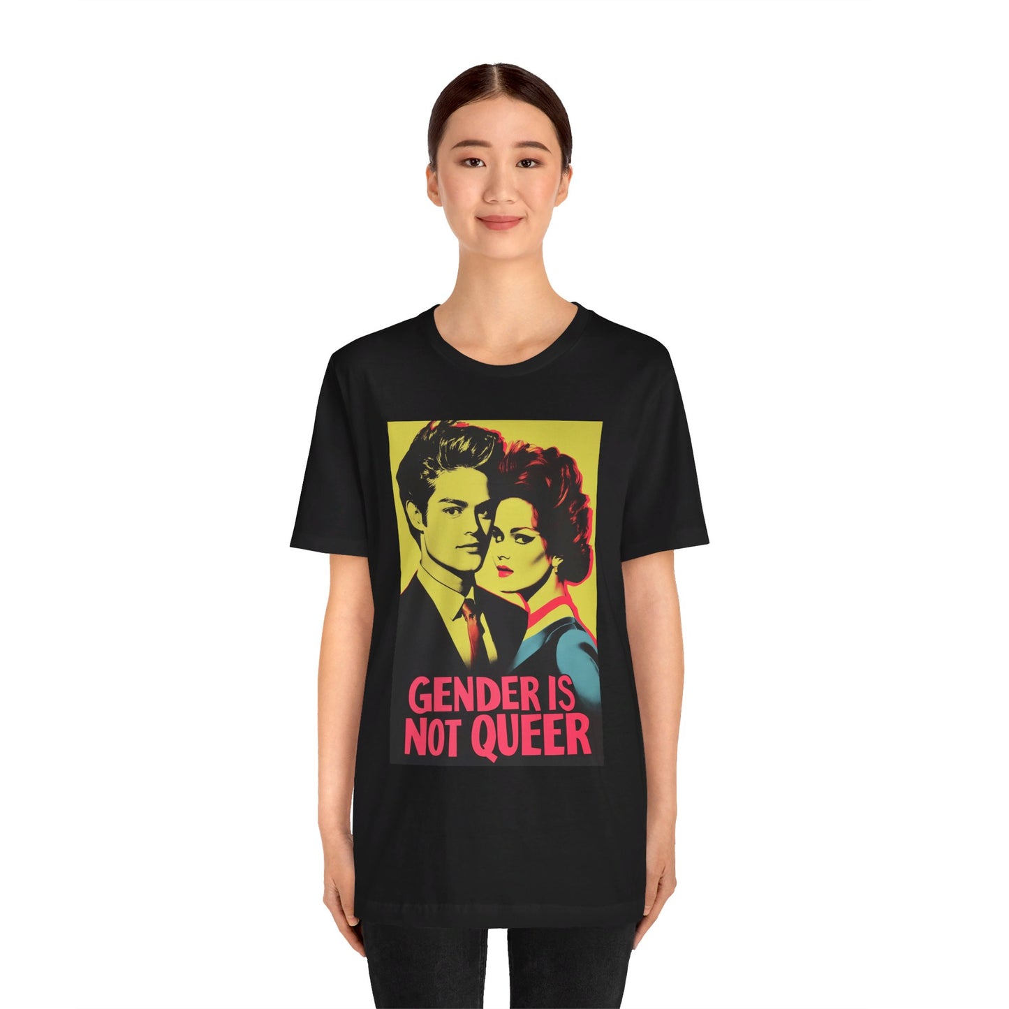 Gender is Not Queer Unisex Jersey Short Sleeve Tee