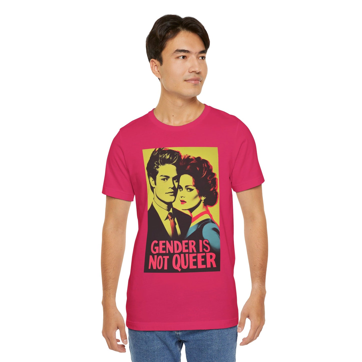 Gender is Not Queer Unisex Jersey Short Sleeve Tee