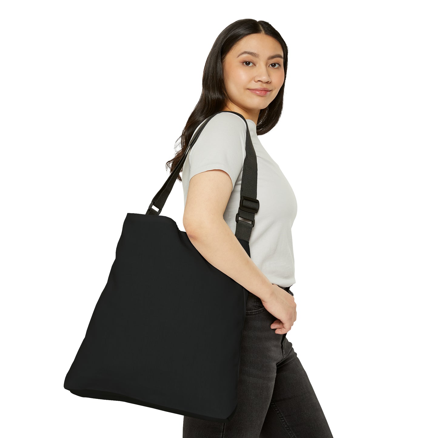 Whiteness Means Capitalism Adjustable Tote Bag (AOP)