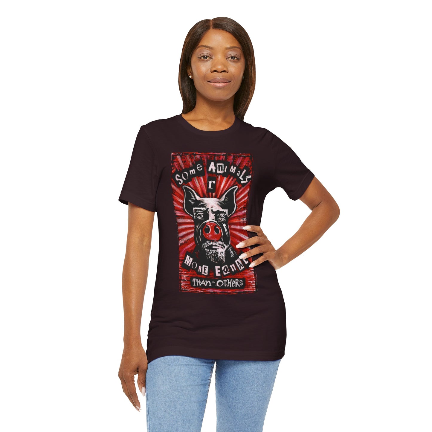 Some Animals R More Equal Than Others Zine Unisex Jersey Short Sleeve Tee