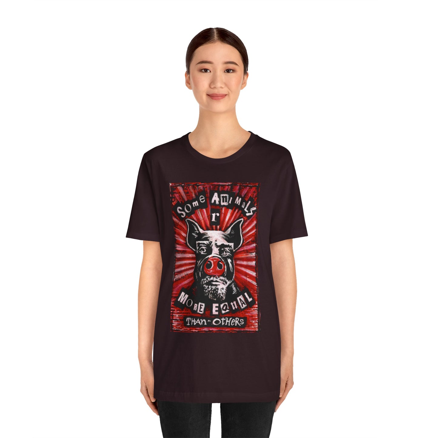 Some Animals R More Equal Than Others Zine Unisex Jersey Short Sleeve Tee
