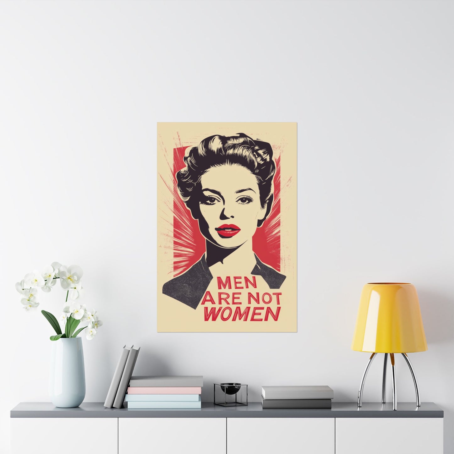 Men Are Not Women Matte Vertical Posters