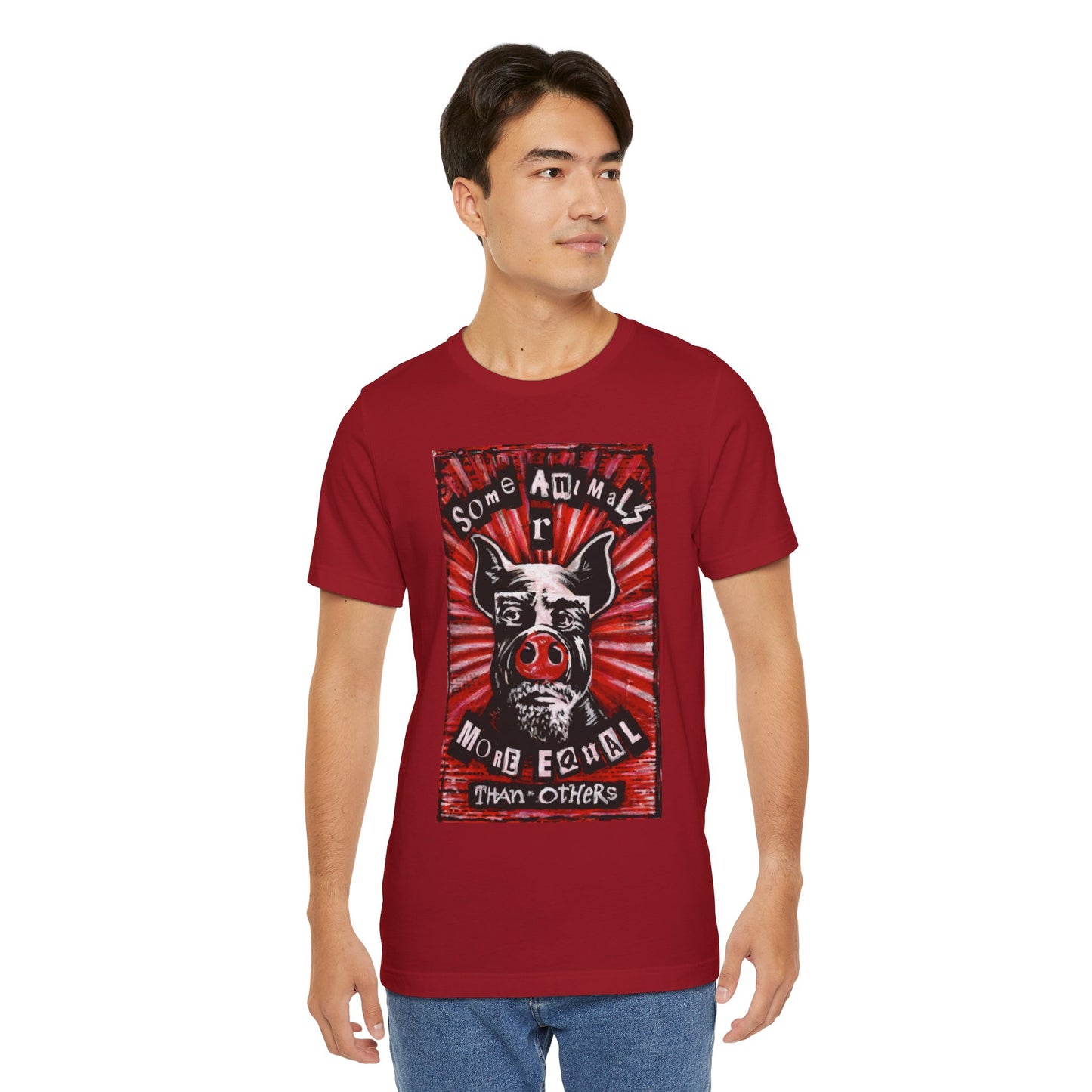 Some Animals R More Equal Than Others Zine Unisex Jersey Short Sleeve Tee