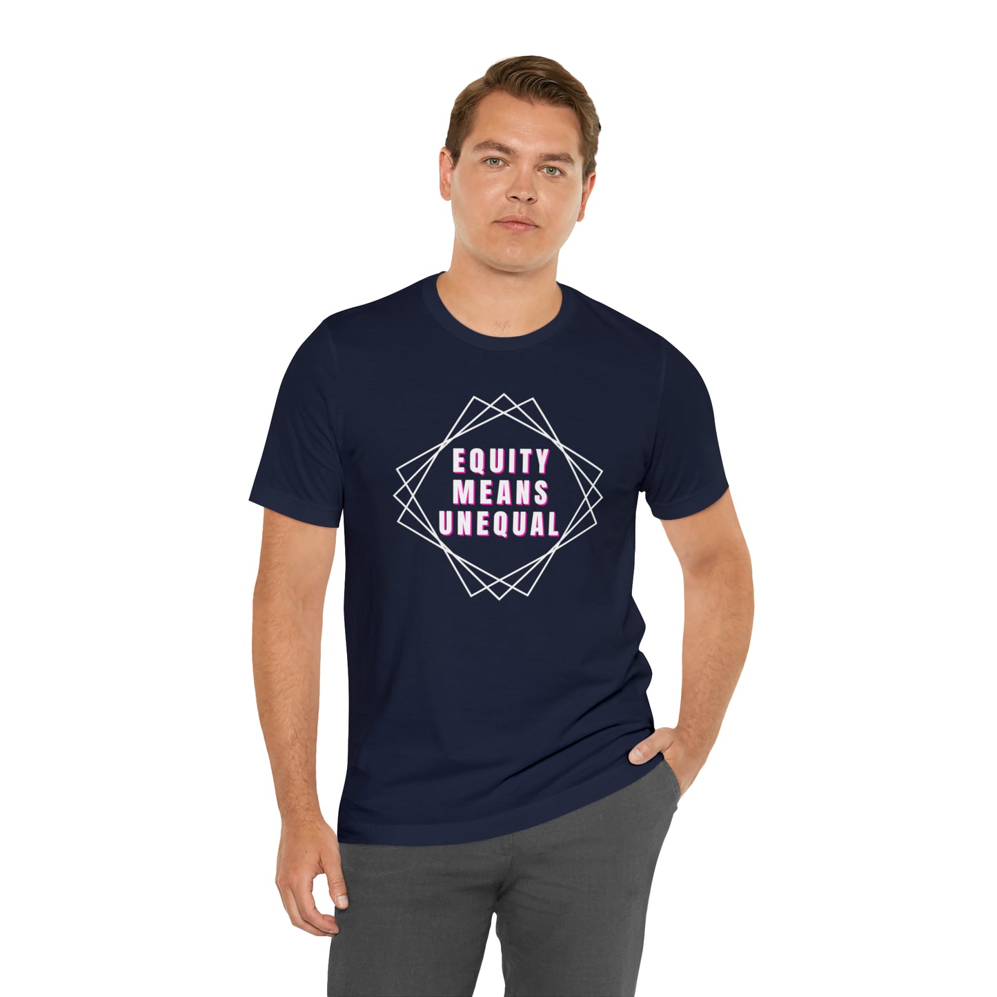 Equity Means Unequal Unisex Jersey Short Sleeve Tee
