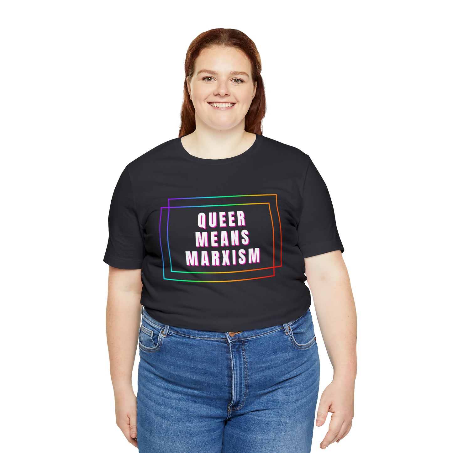 Queer Means Marxism Unisex Jersey Short Sleeve Tee