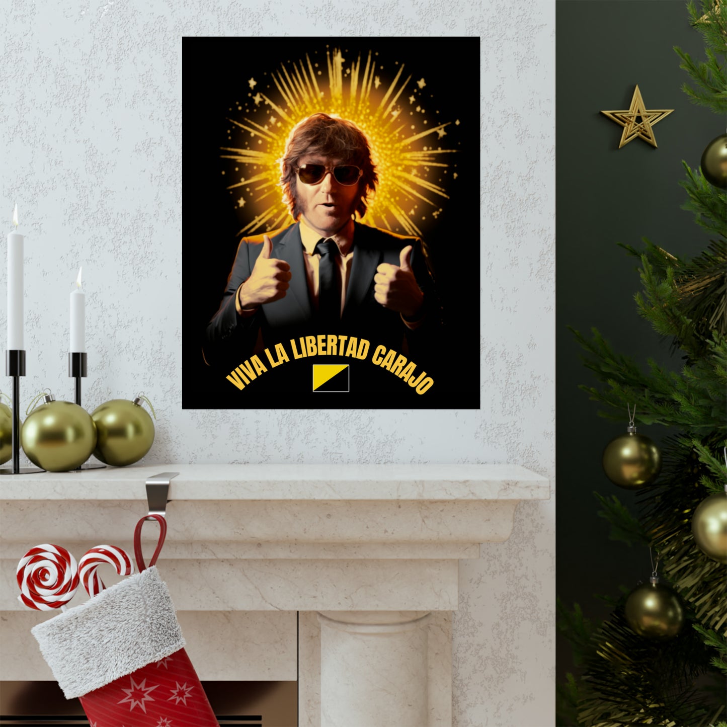 Javier Milei Matte Vertical Posters