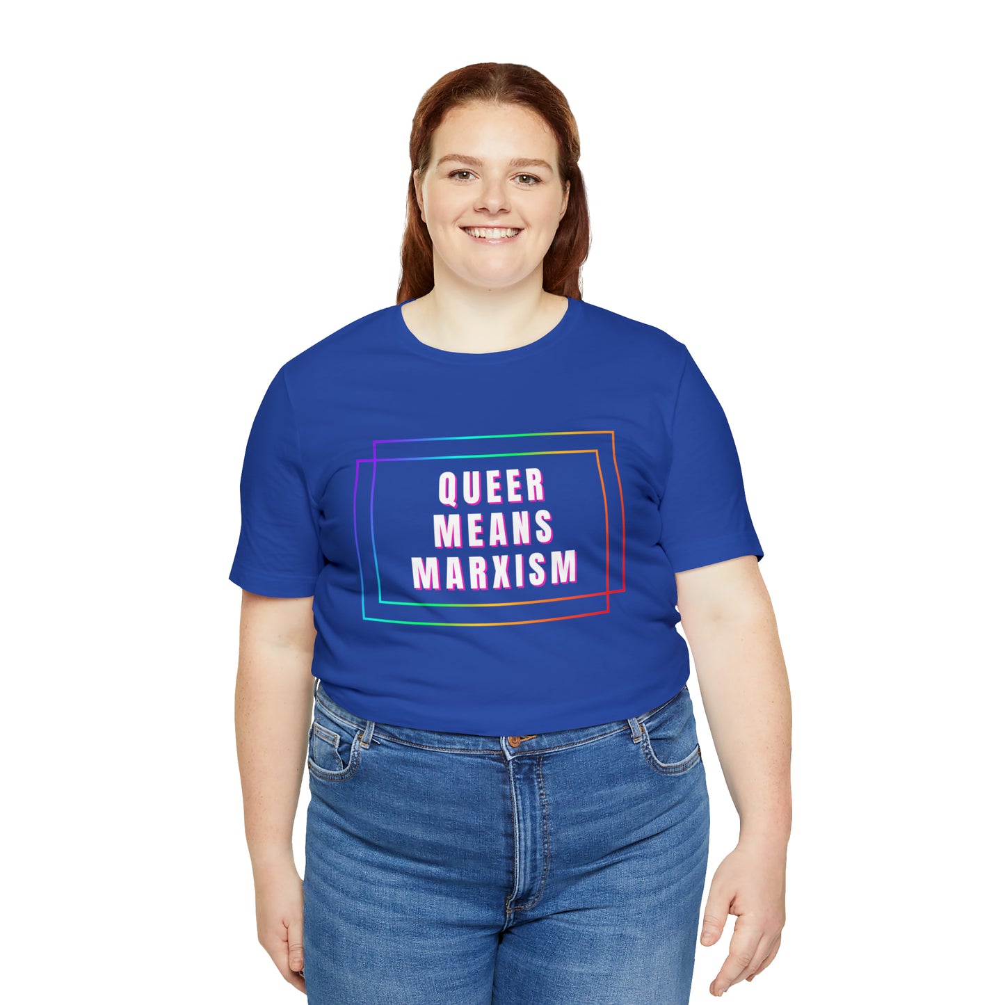 Queer Means Marxism Unisex Jersey Short Sleeve Tee