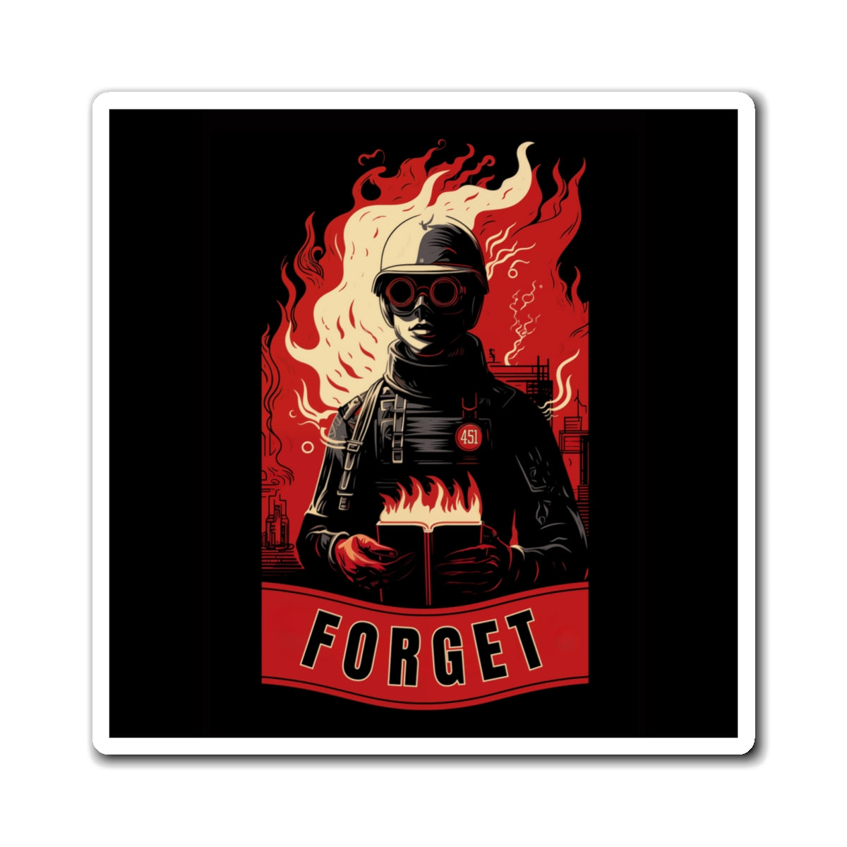 Fahrenheit 451 Magnets