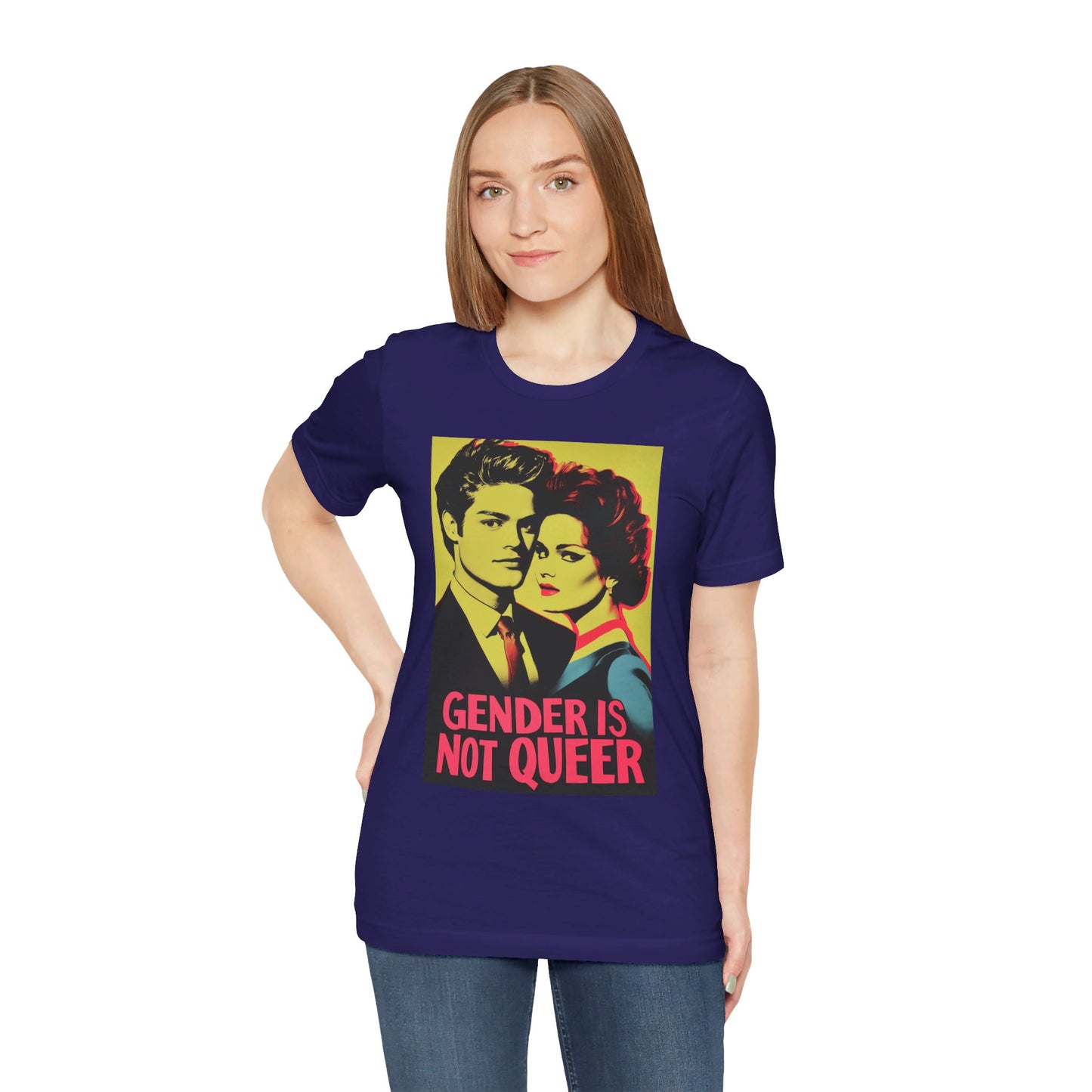 Gender is Not Queer Unisex Jersey Short Sleeve Tee