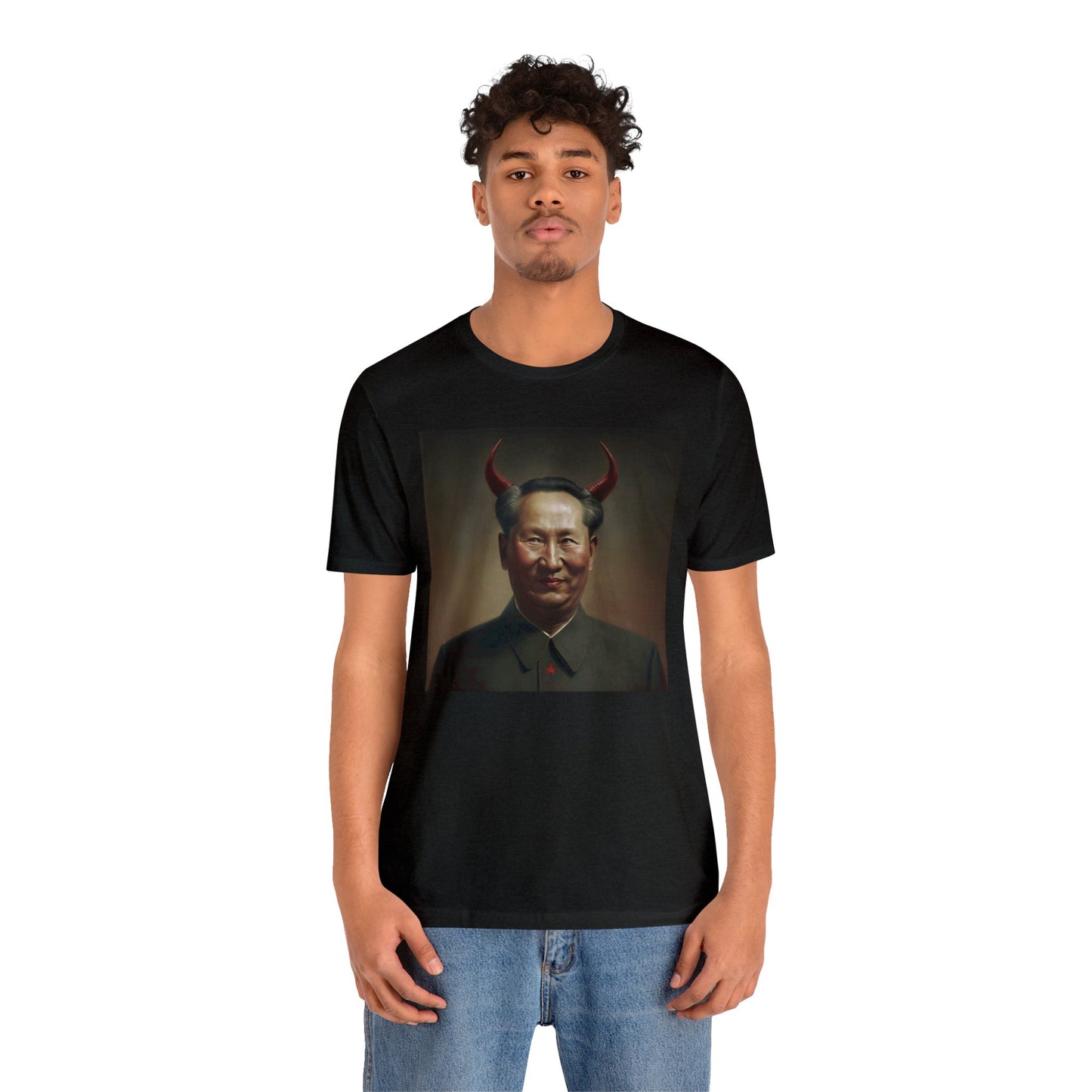 Portrait of The Great Leader Unisex Jersey Short Sleeve Tee