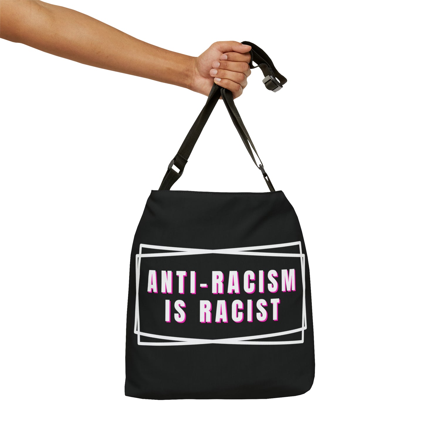 Anti-Racism Is Racist Adjustable Tote Bag (AOP)