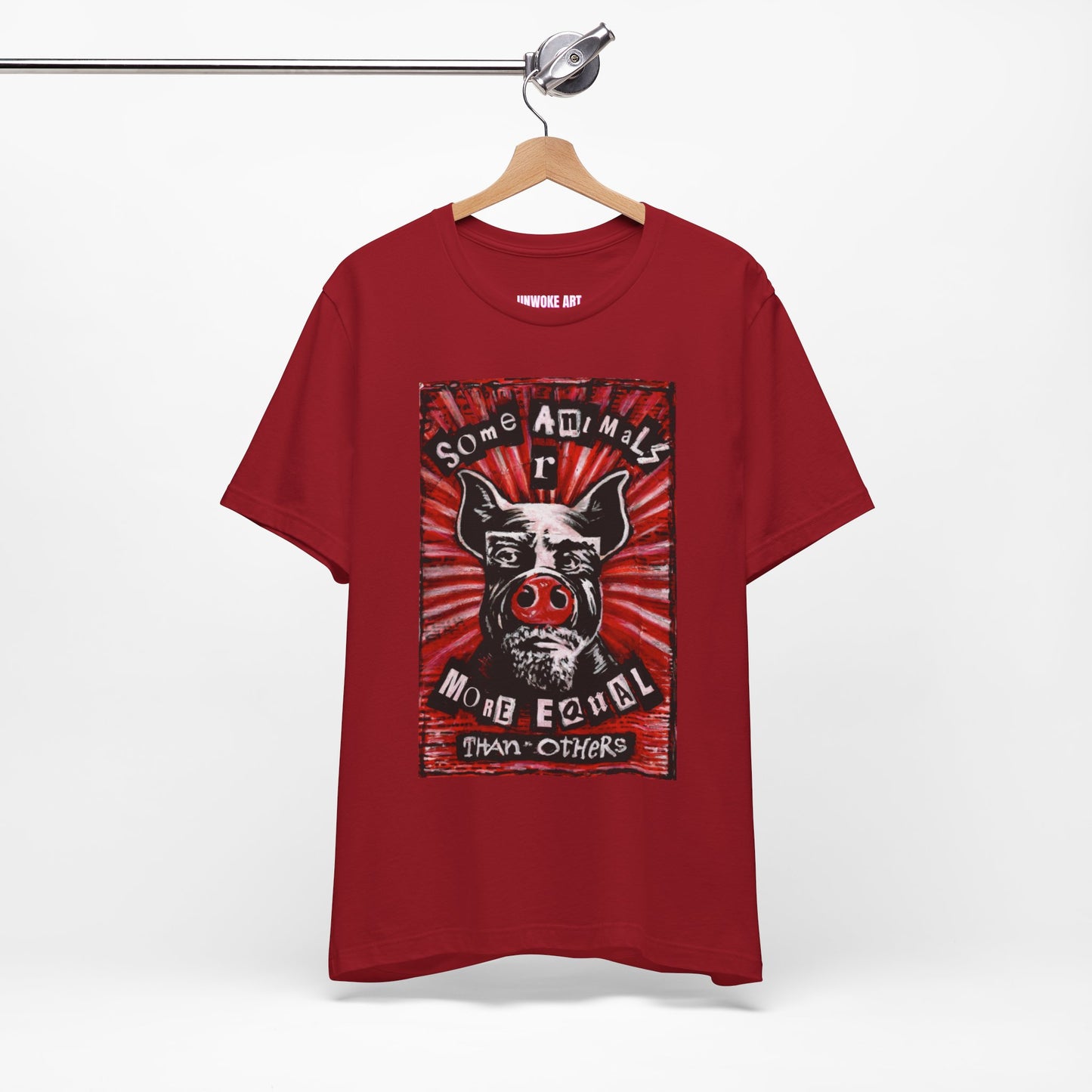 Some Animals R More Equal Than Others Zine Unisex Jersey Short Sleeve Tee