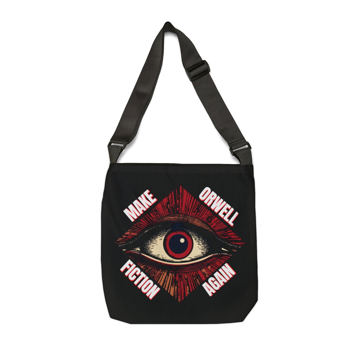 Make Orwell Fiction Again Adjustable Tote Bag