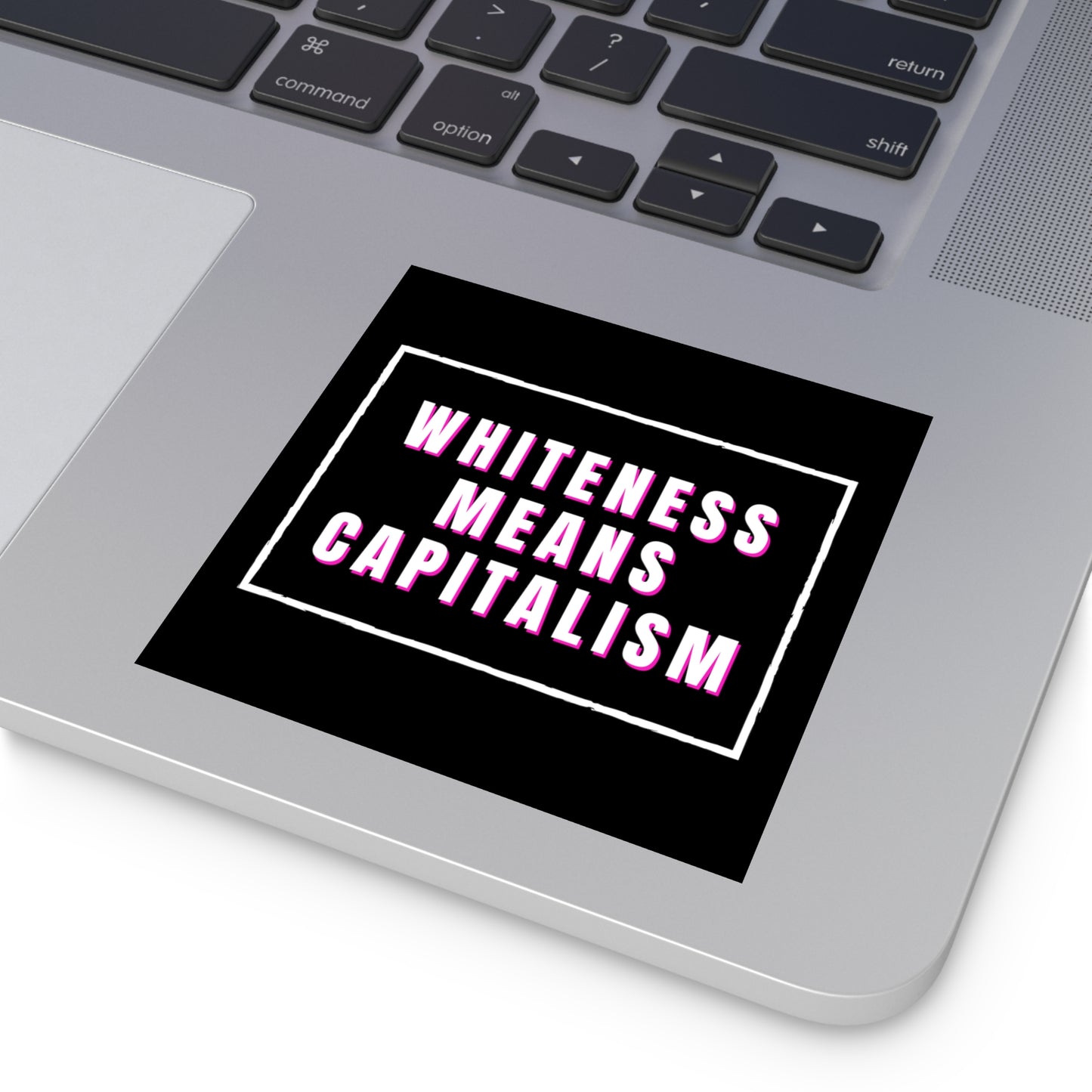 Whiteness is Capitalism Square Stickers, Indoor\Outdoor