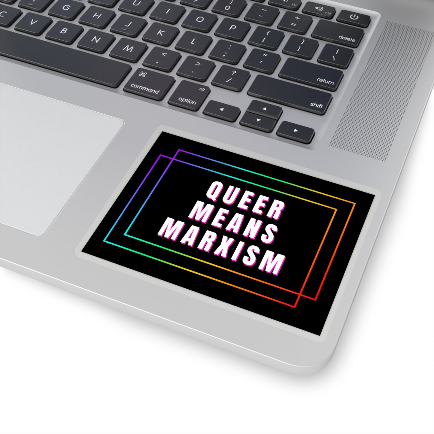 Queer Means Marxism Kiss-Cut Stickers