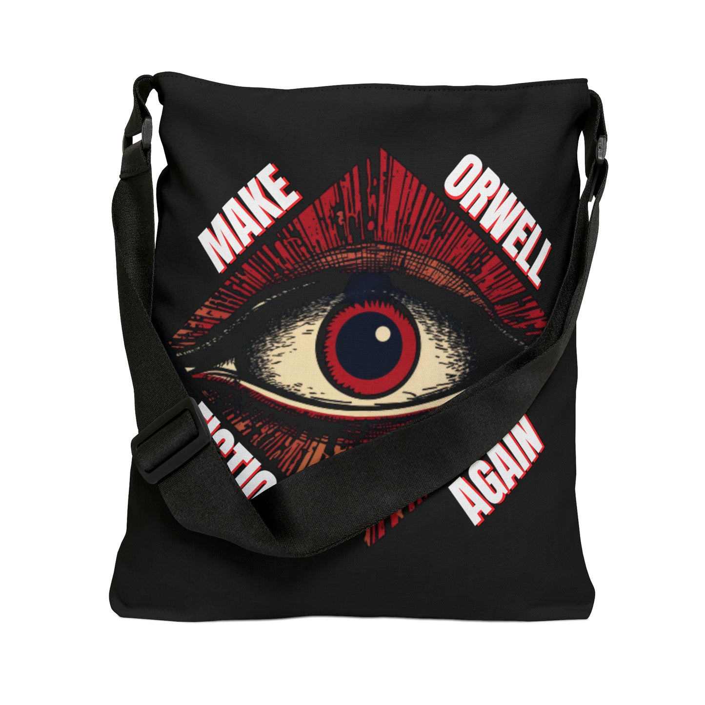 Make Orwell Fiction Again Adjustable Tote Bag