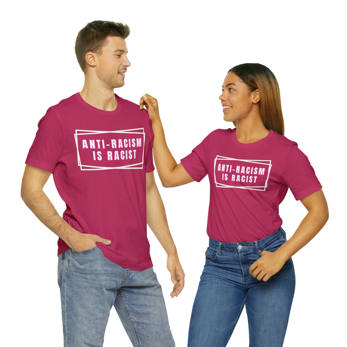 Anti-Racism Is Racist Unisex Jersey Short Sleeve Tee