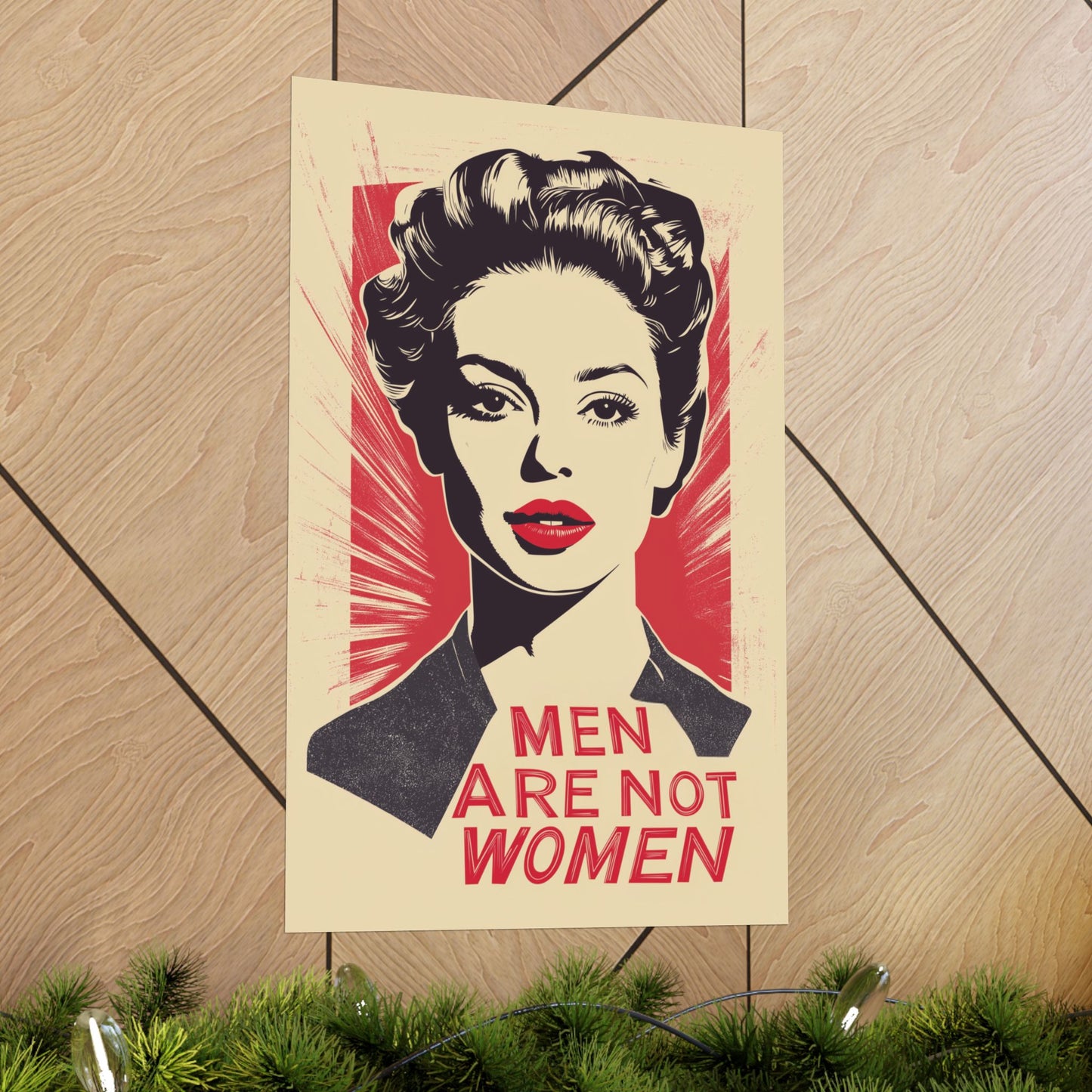 Men Are Not Women Matte Vertical Posters