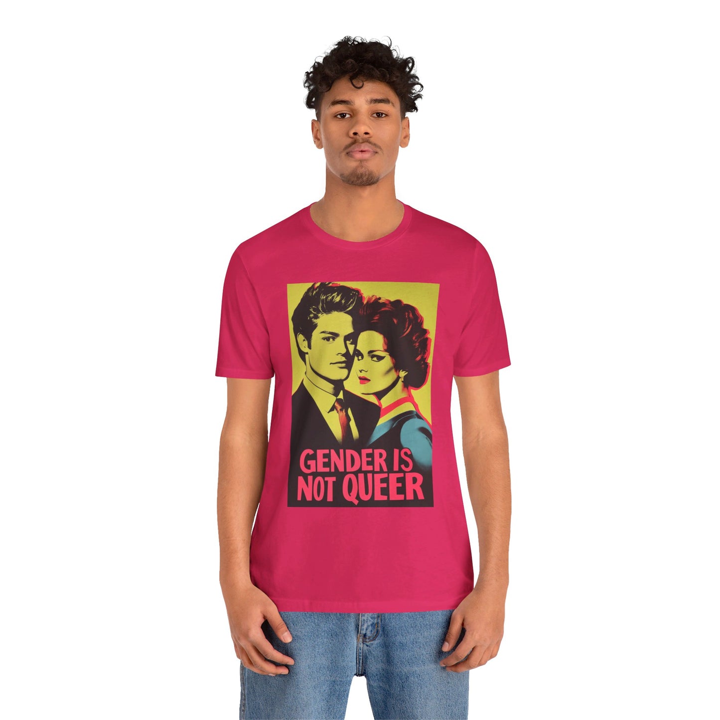 Gender is Not Queer Unisex Jersey Short Sleeve Tee