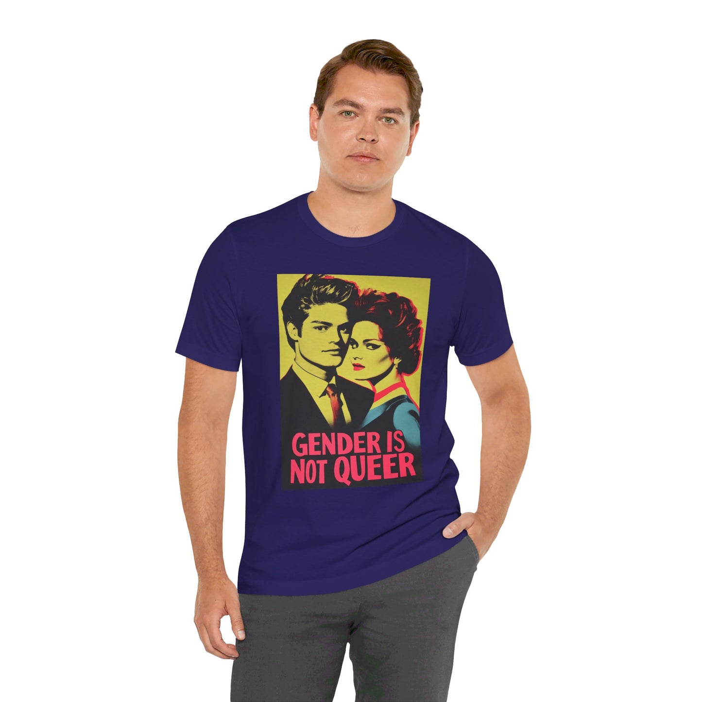 Gender is Not Queer Unisex Jersey Short Sleeve Tee