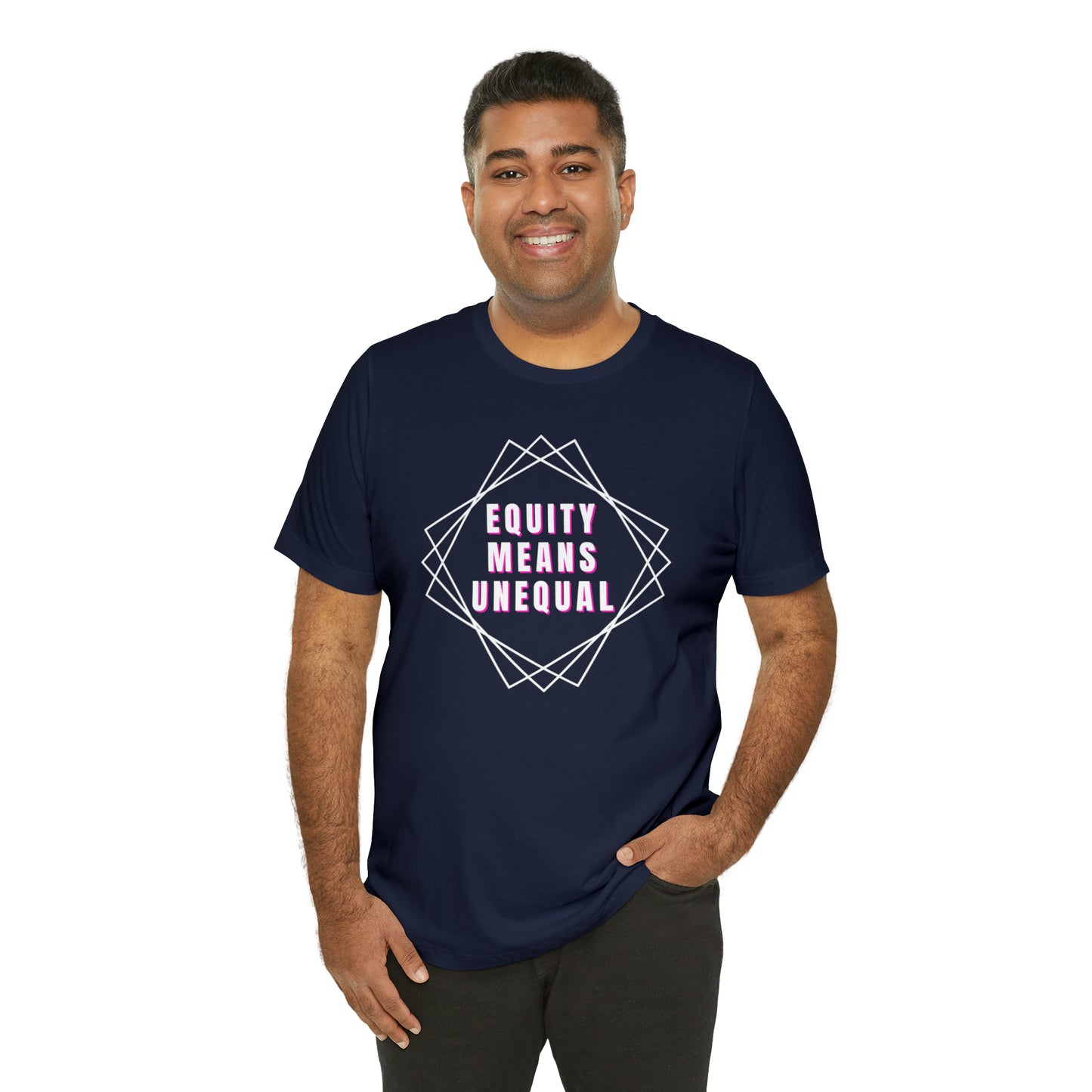 Equity Means Unequal Unisex Jersey Short Sleeve Tee