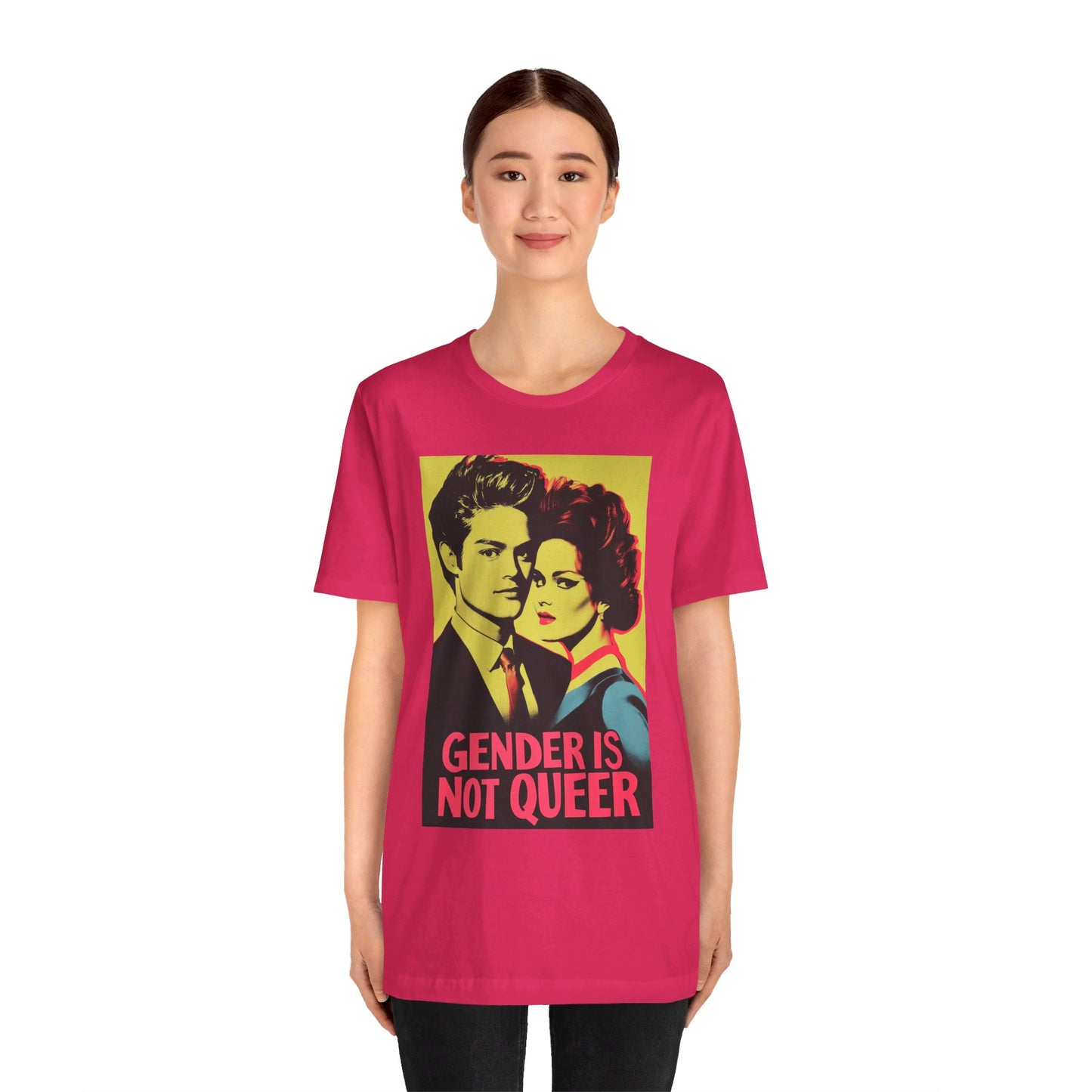 Gender is Not Queer Unisex Jersey Short Sleeve Tee