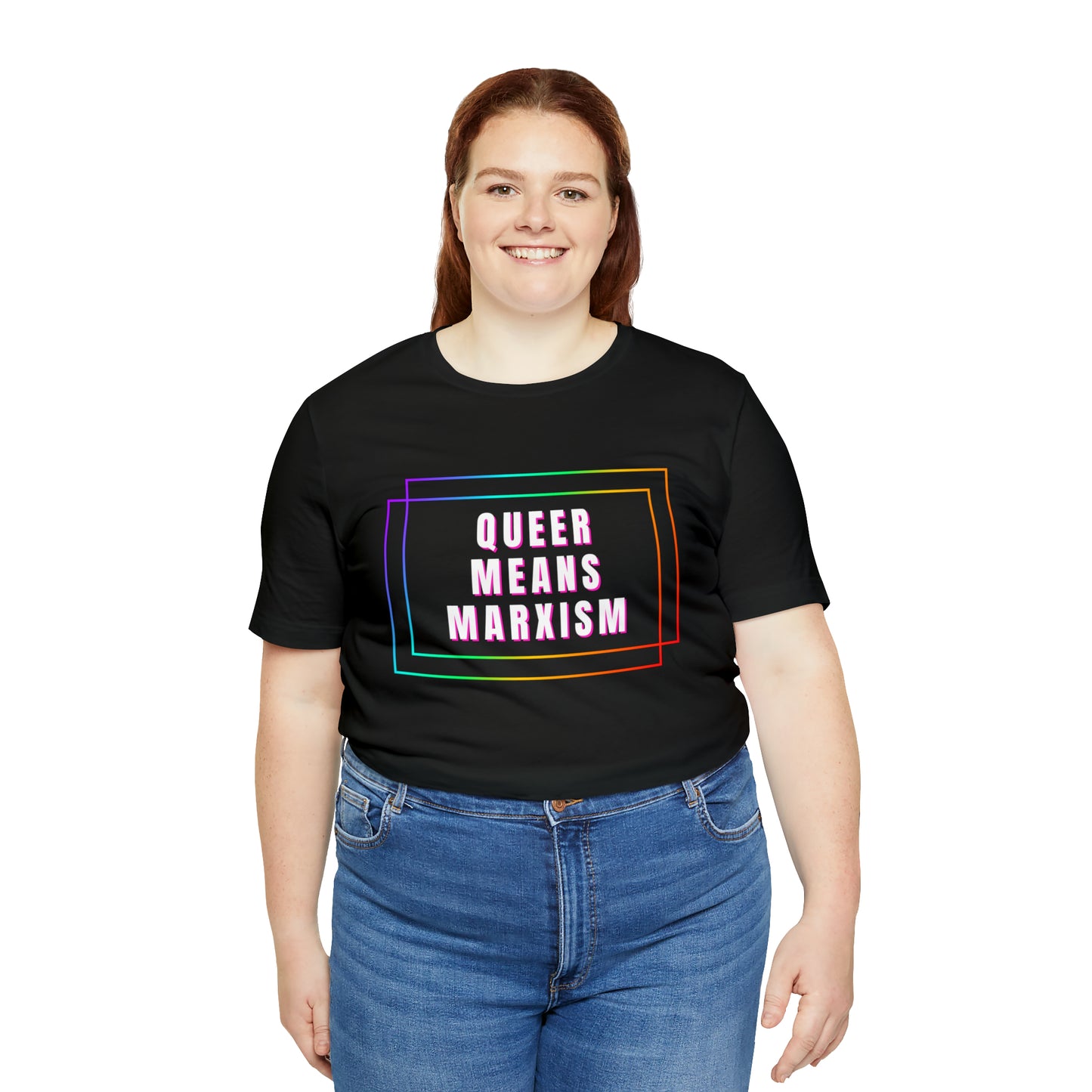Queer Means Marxism Unisex Jersey Short Sleeve Tee