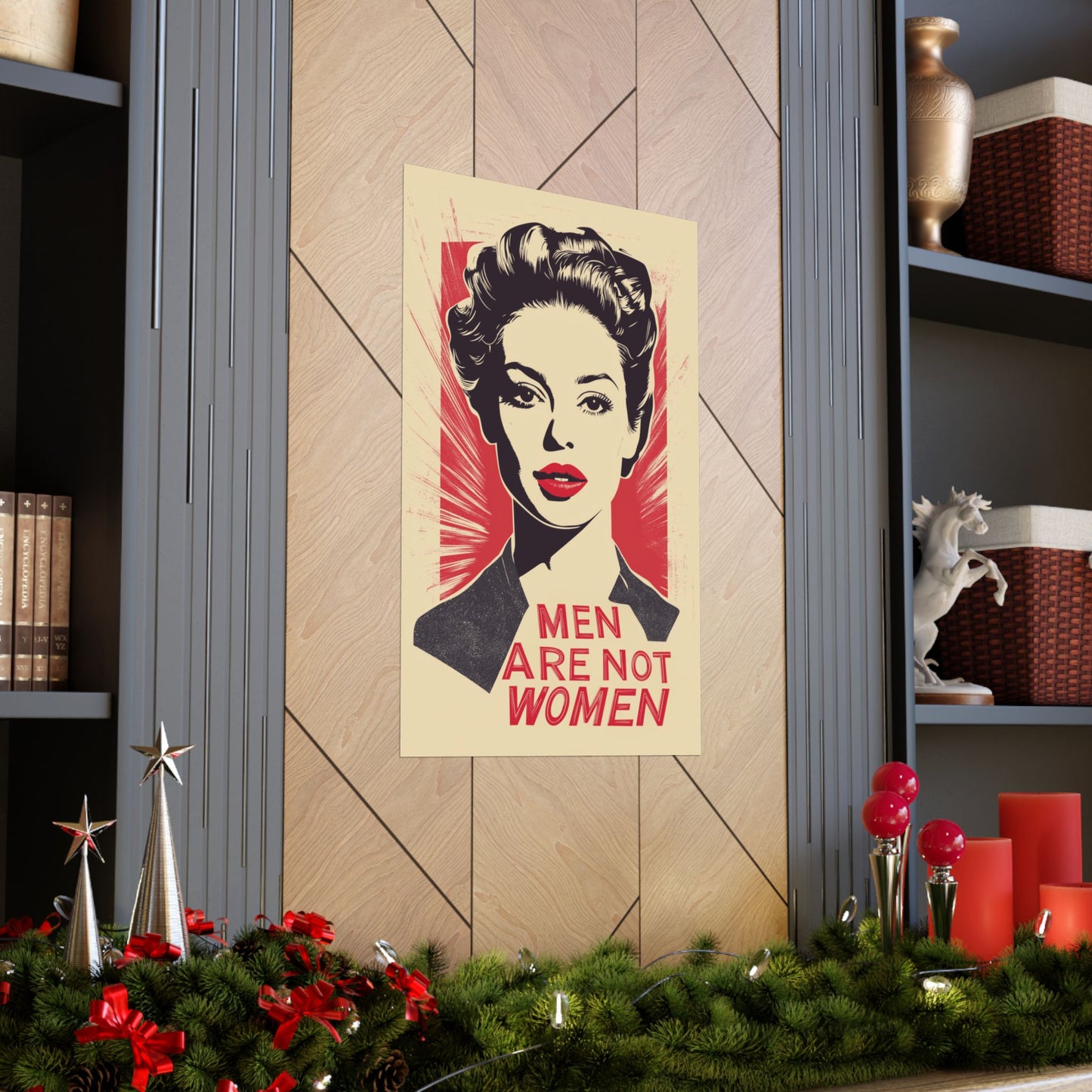 Men Are Not Women Matte Vertical Posters