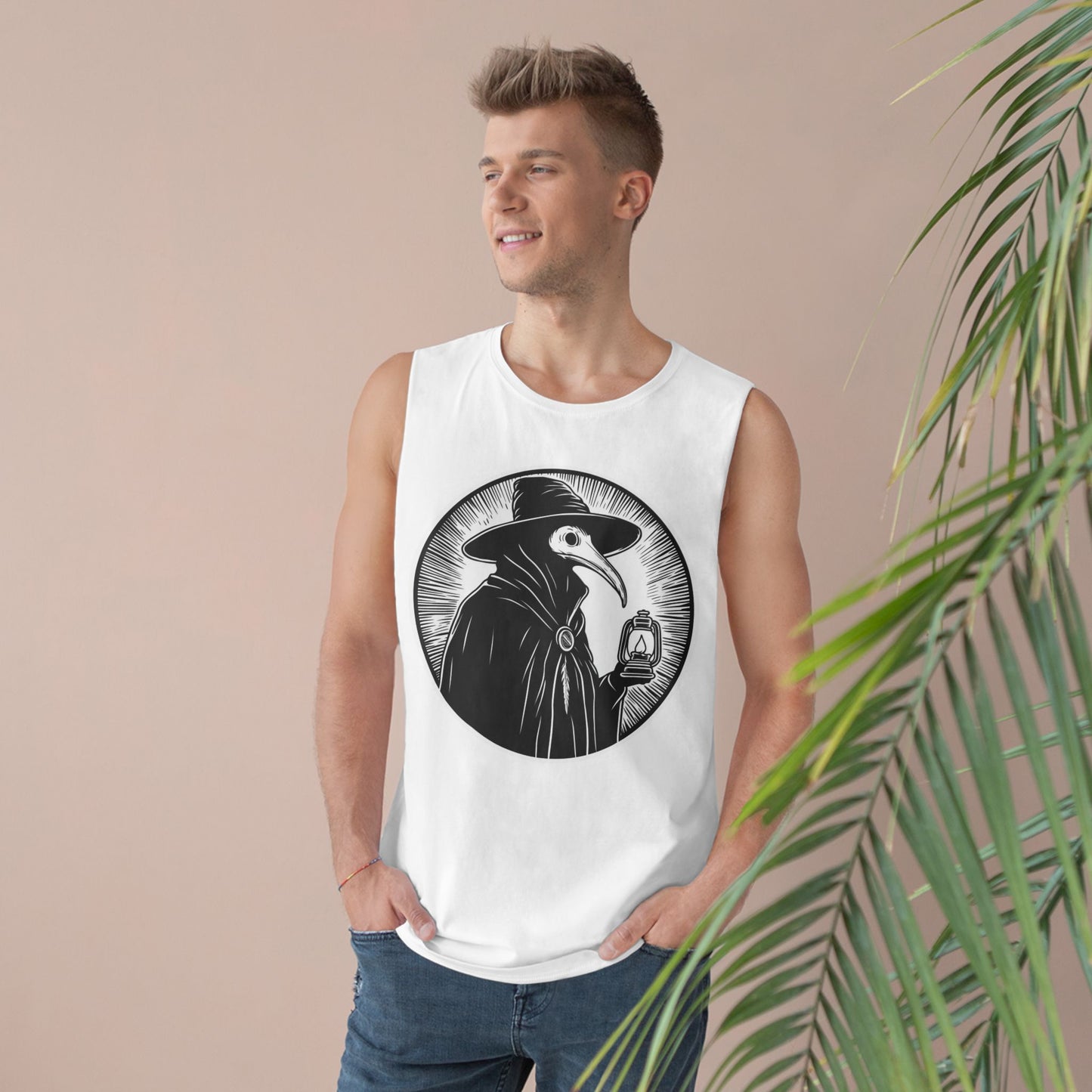 Decode The Left Plague Doctor Unisex Tank Top