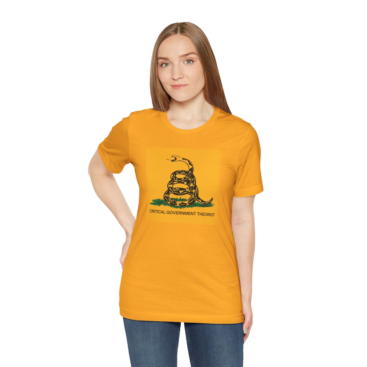 LIMITED EDITION: Critical Government Theorist Unisex Jersey Short Sleeve Tee
