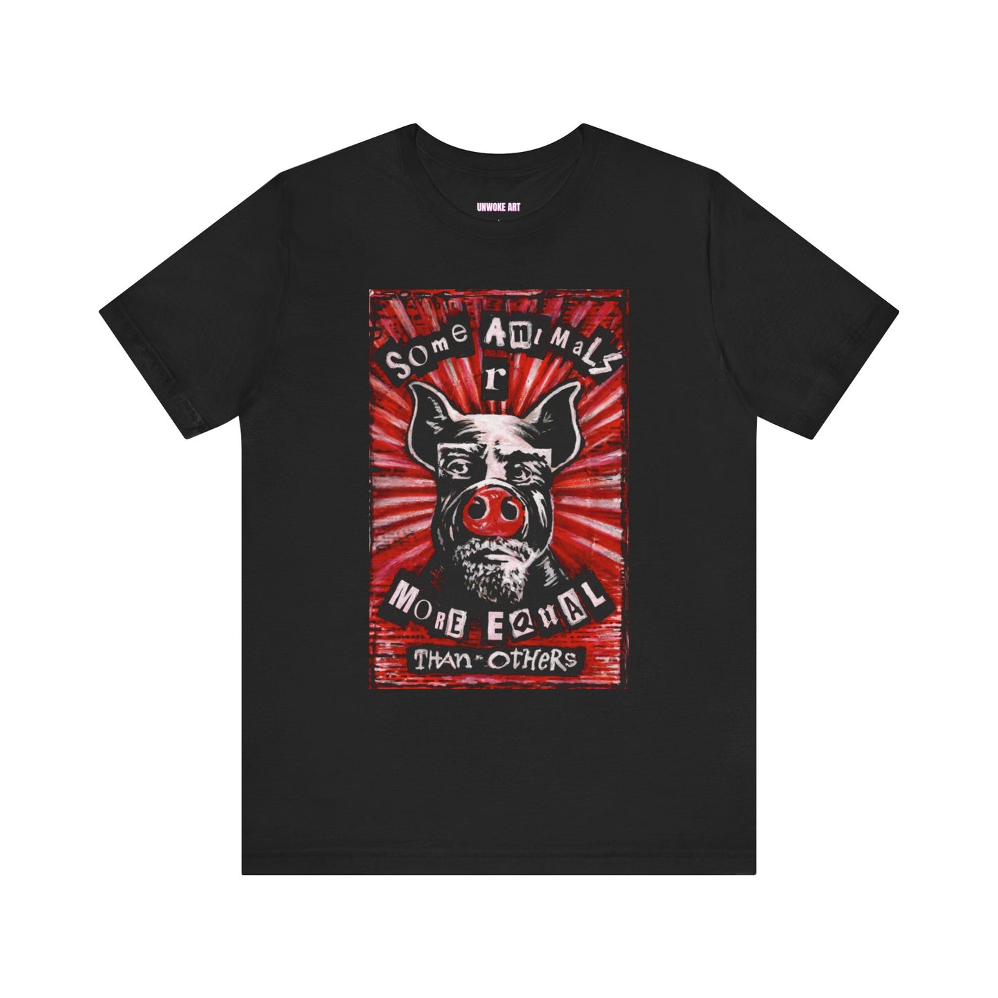 Some Animals R More Equal Than Others Zine Unisex Jersey Short Sleeve Tee