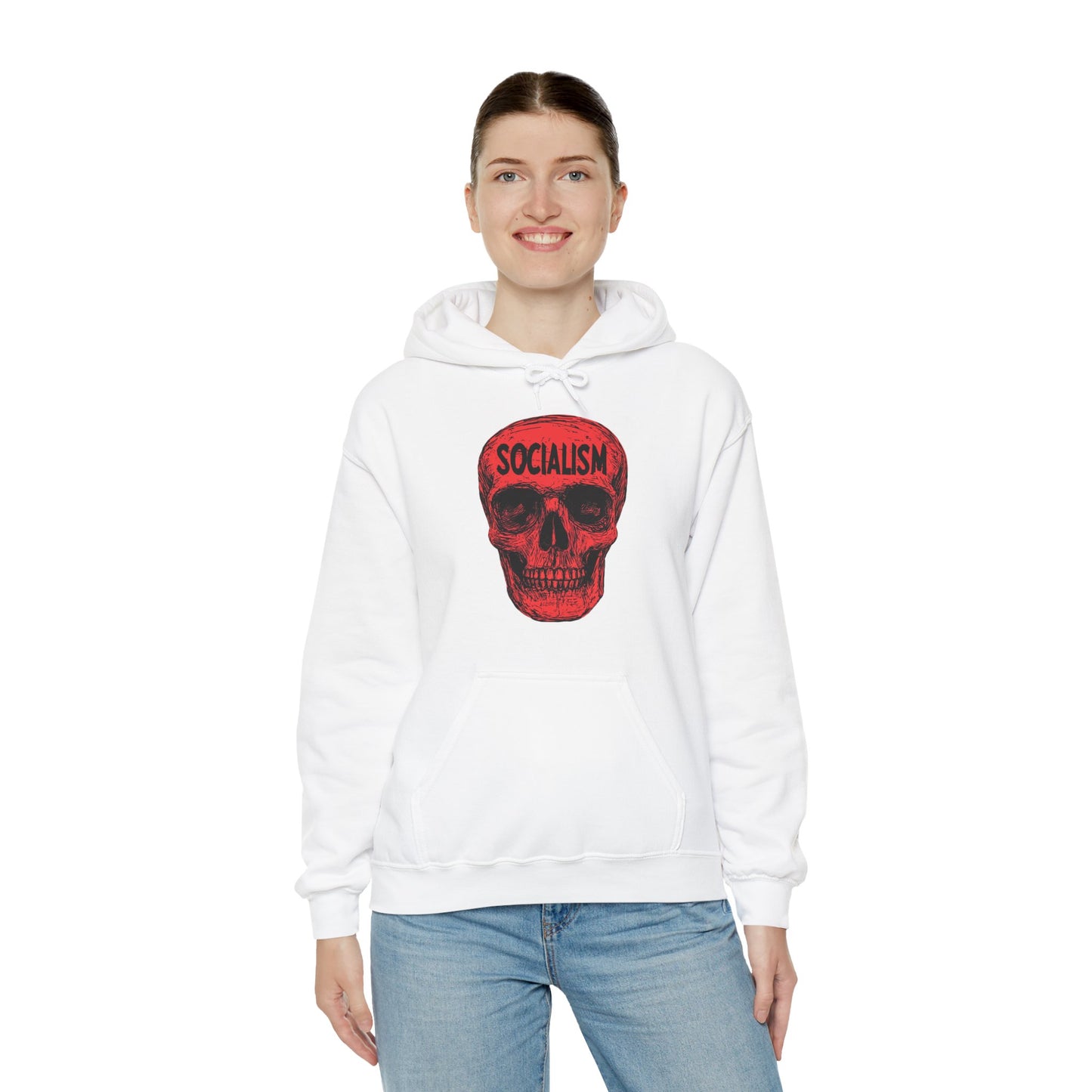 Socialism Means Death Unisex Heavy Blend™ Hooded Sweatshirt