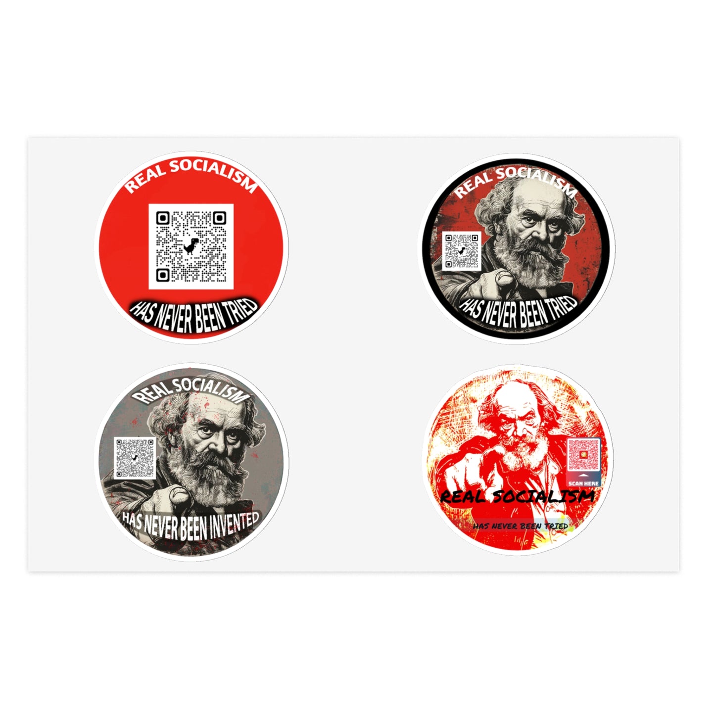 Zine Sticker Sheets #3 - 10 Sheet Bundle