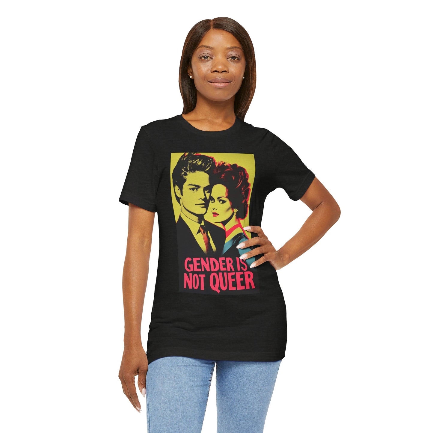Gender is Not Queer Unisex Jersey Short Sleeve Tee