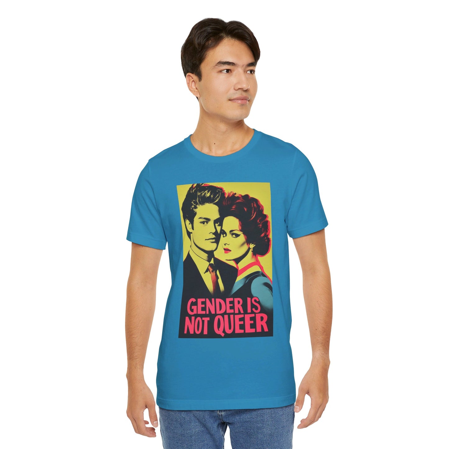 Gender is Not Queer Unisex Jersey Short Sleeve Tee