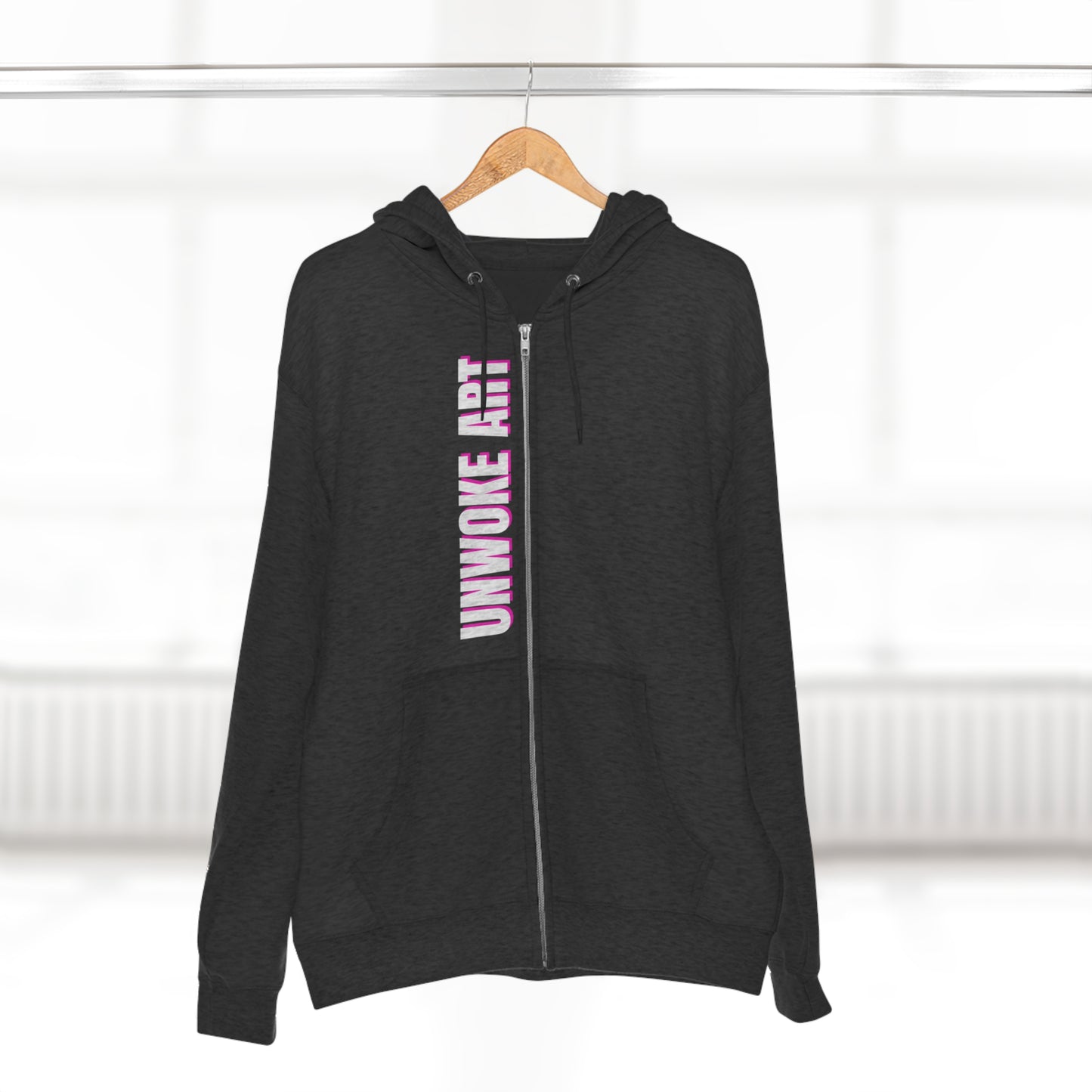Whiteness Means Capitalism Warhol Tribute Unisex Zip Hoodie