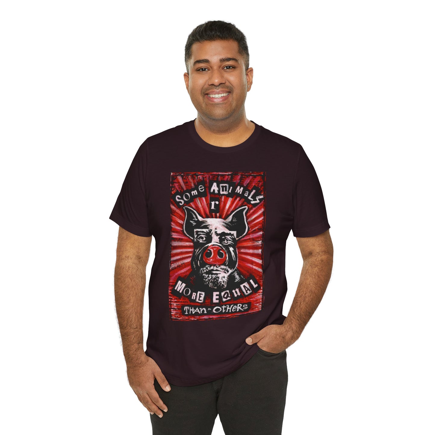 Some Animals R More Equal Than Others Zine Unisex Jersey Short Sleeve Tee