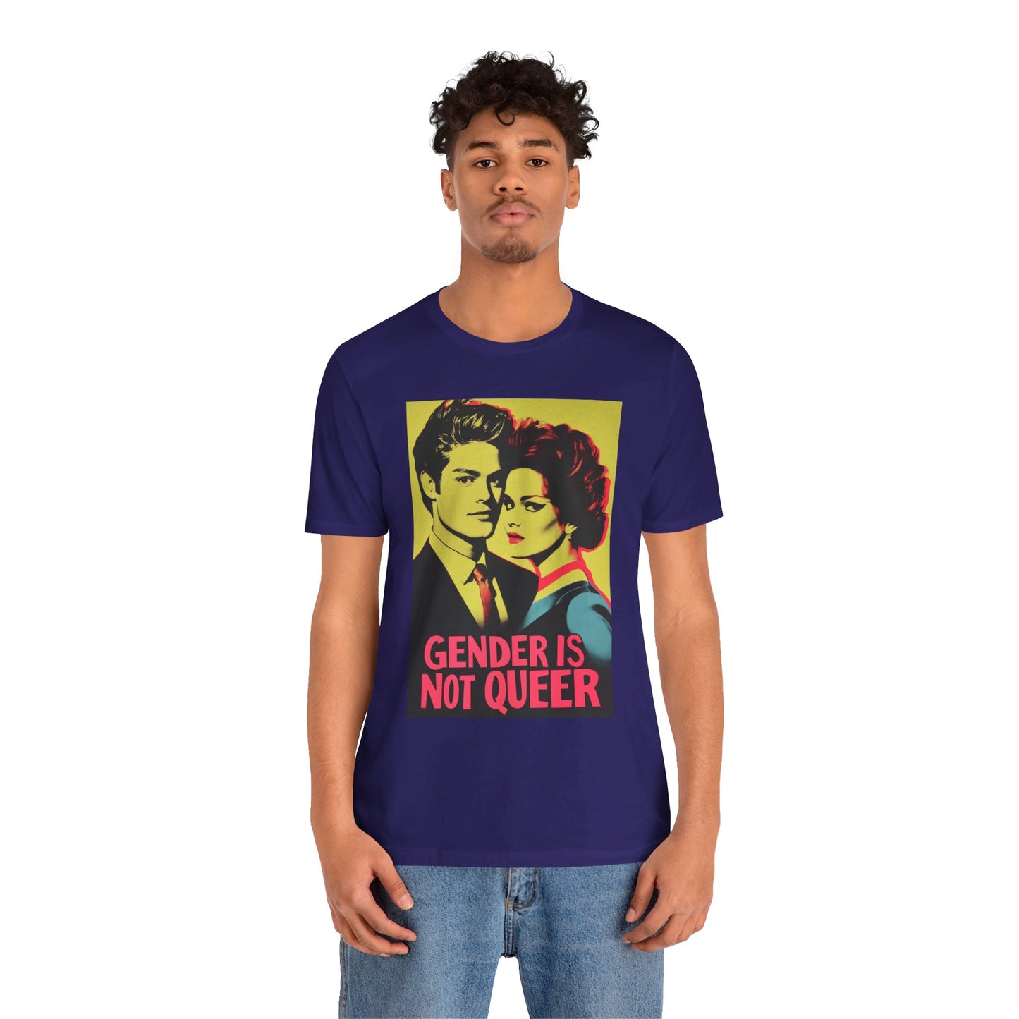 Gender is Not Queer Unisex Jersey Short Sleeve Tee
