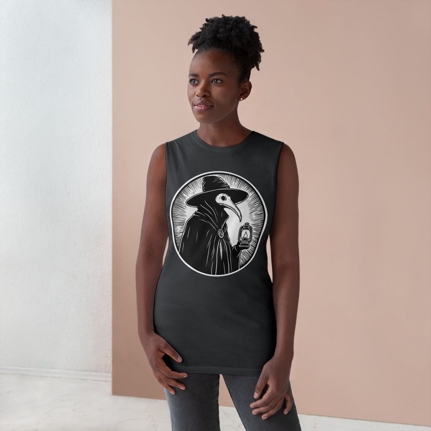 Decode The Left Plague Doctor Unisex Tank Top