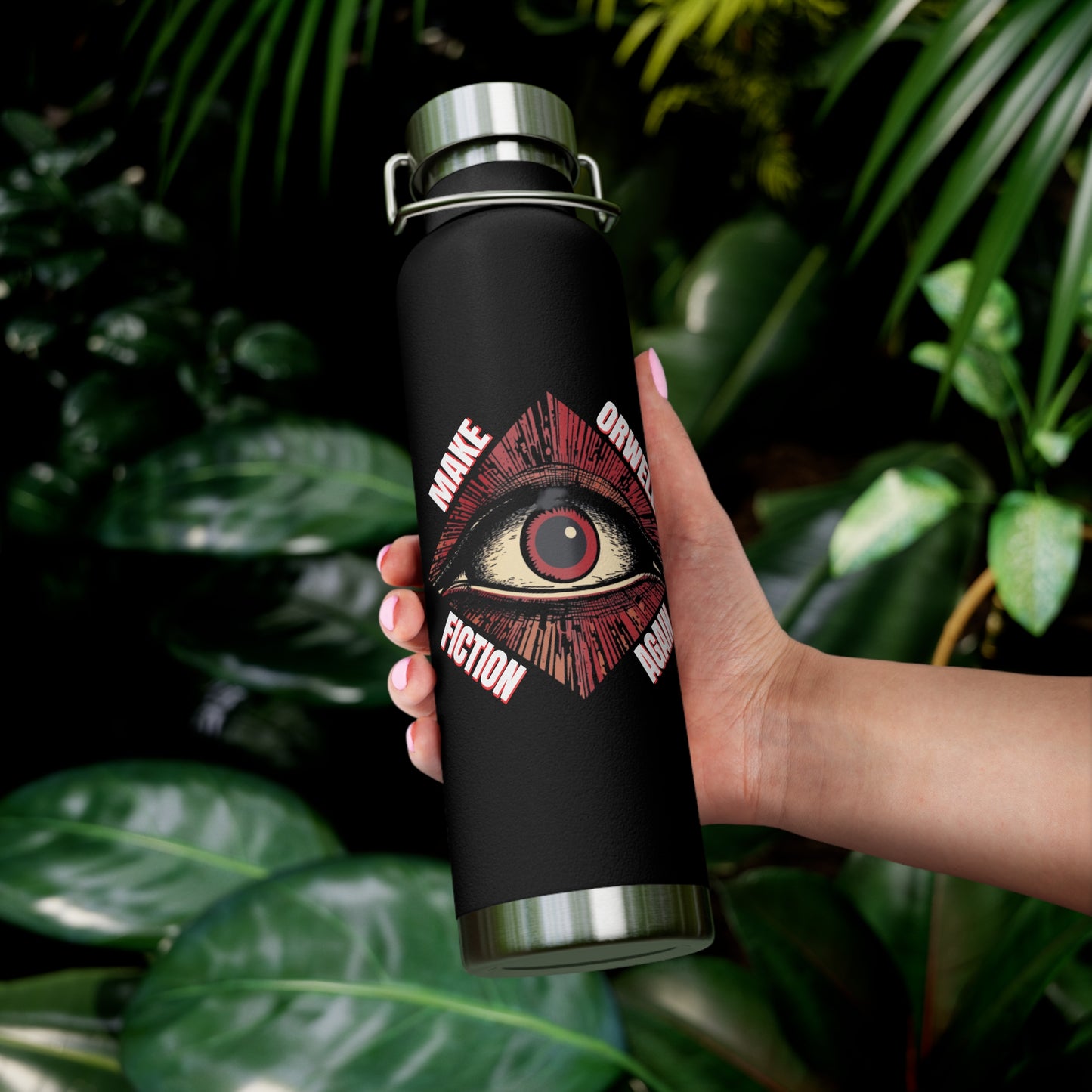 Make Orwell Fiction Again Copper Vacuum Insulated Bottle, 22oz