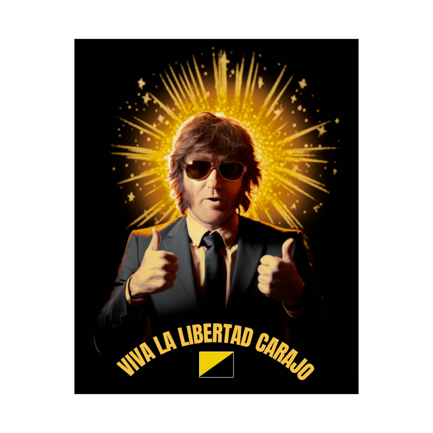 Javier Milei Matte Vertical Posters
