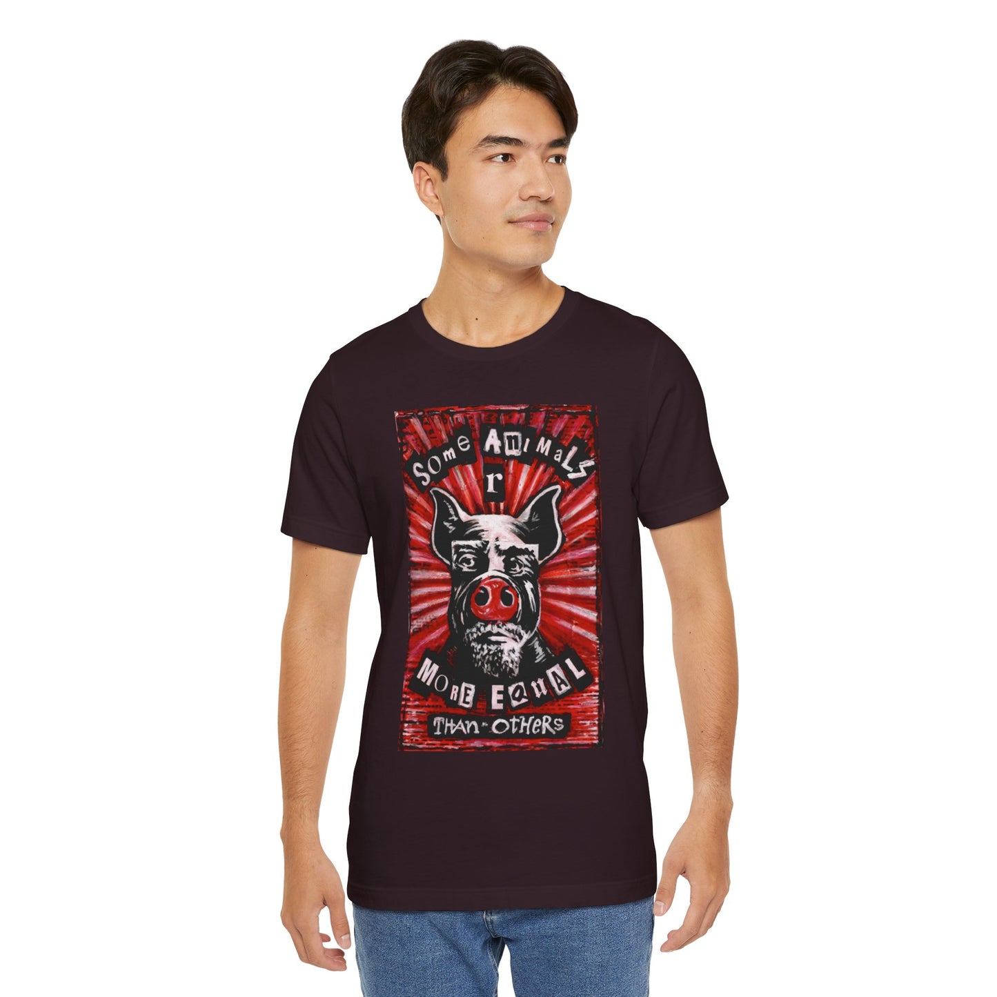 Some Animals R More Equal Than Others Zine Unisex Jersey Short Sleeve Tee