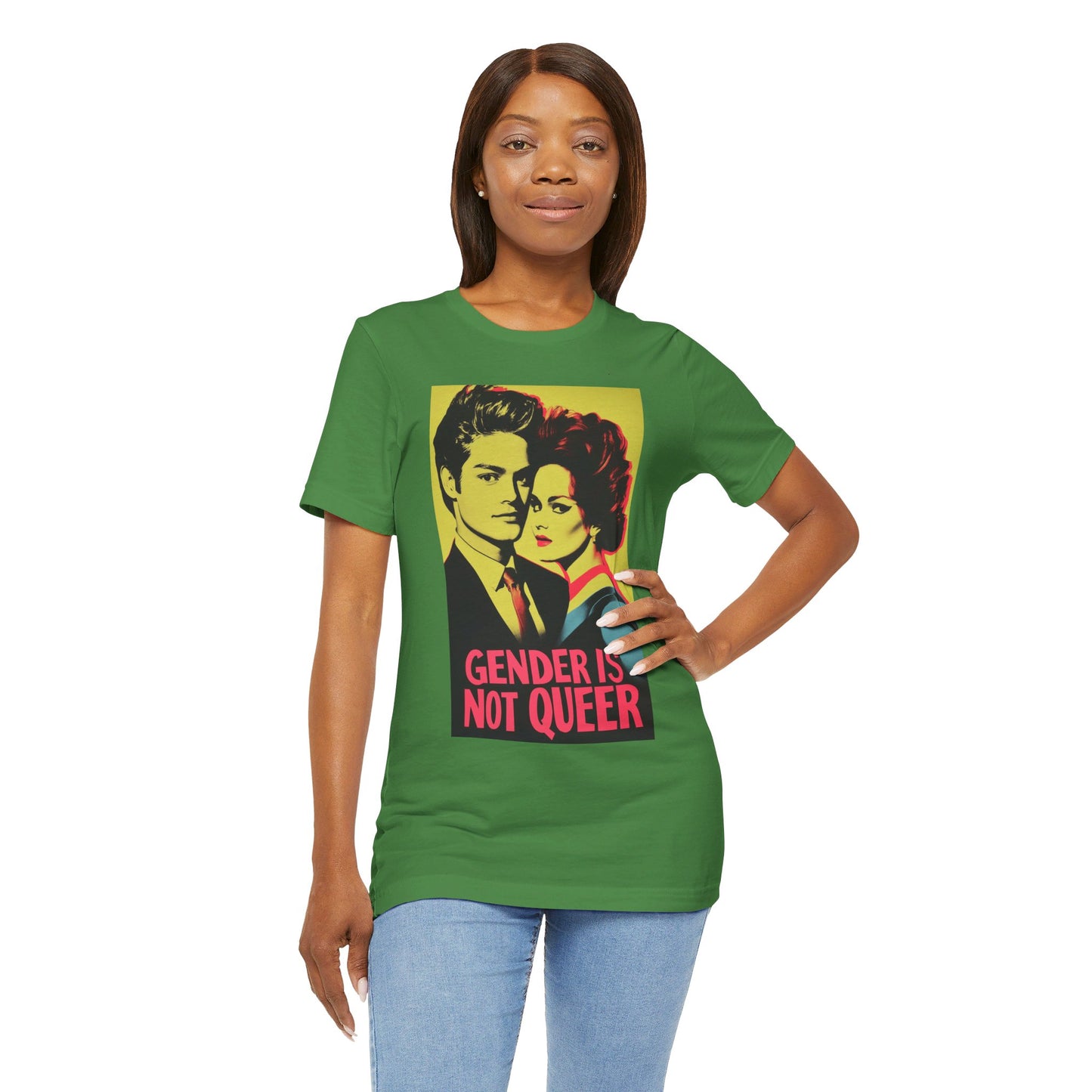 Gender is Not Queer Unisex Jersey Short Sleeve Tee