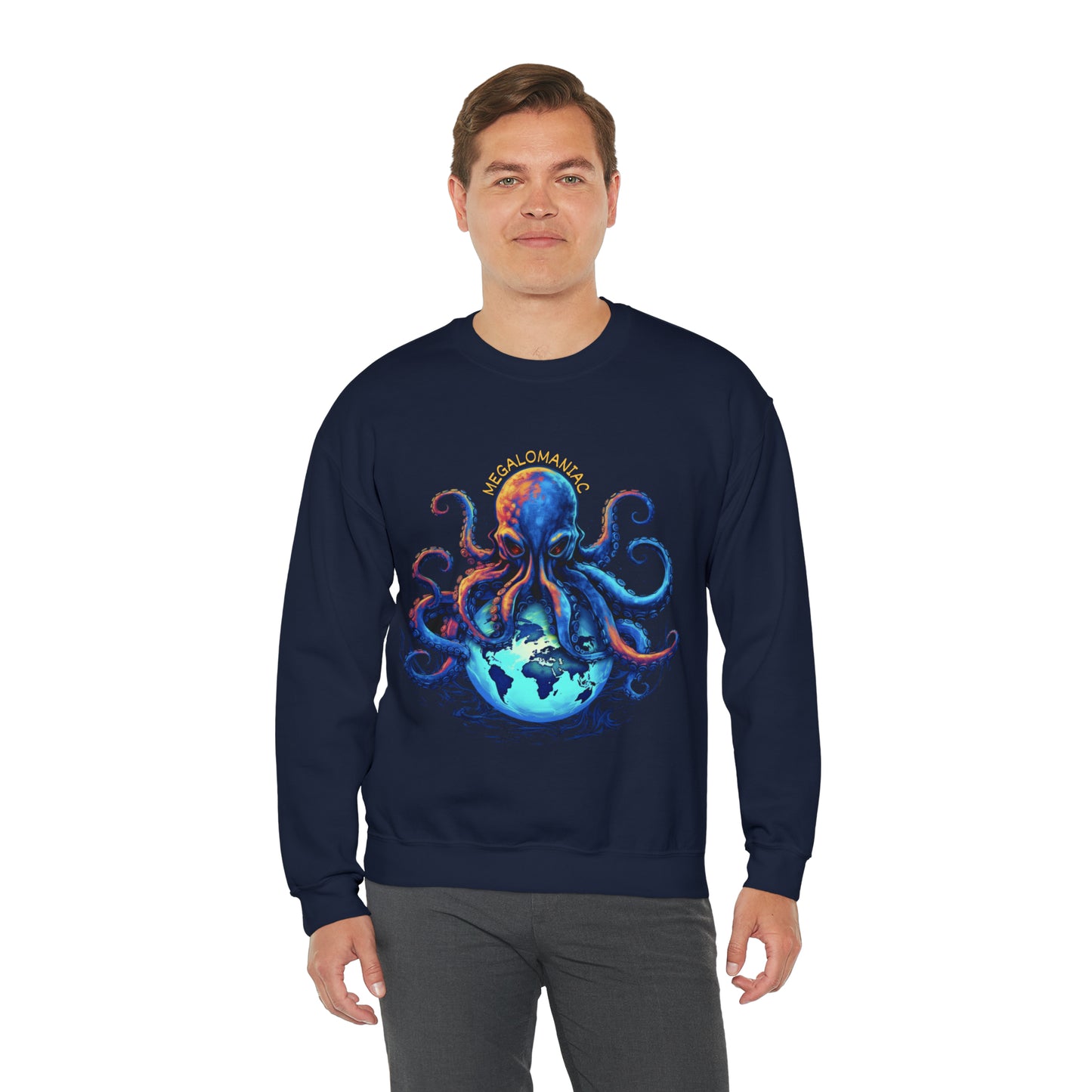 MEGALOMANIAC Unisex Heavy Blend™ Crewneck Sweatshirt