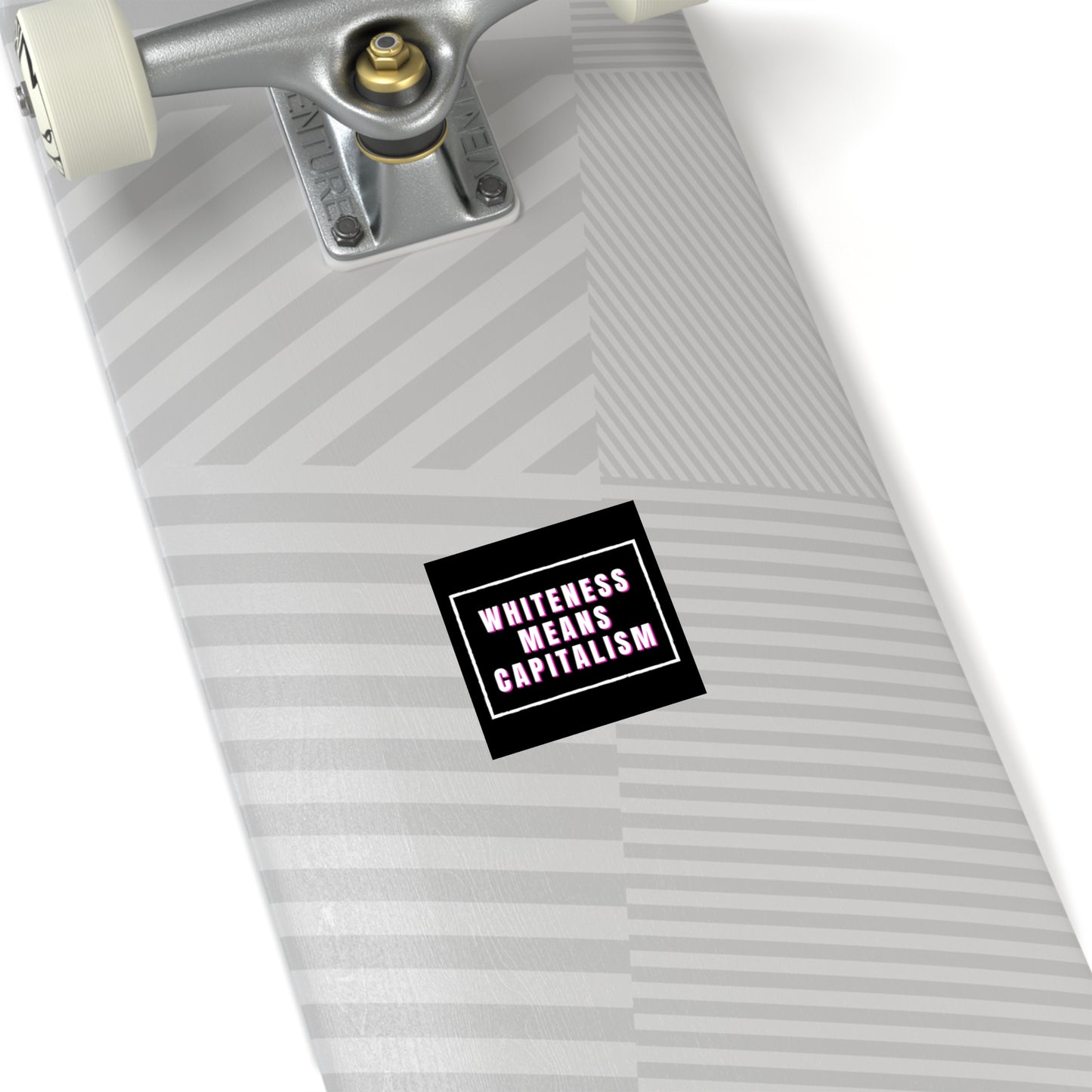 Whiteness is Capitalism Square Stickers, Indoor\Outdoor