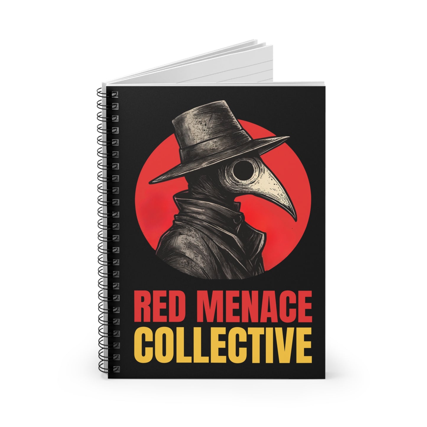Red Menace Collective Spiral Notebook - Ruled Line