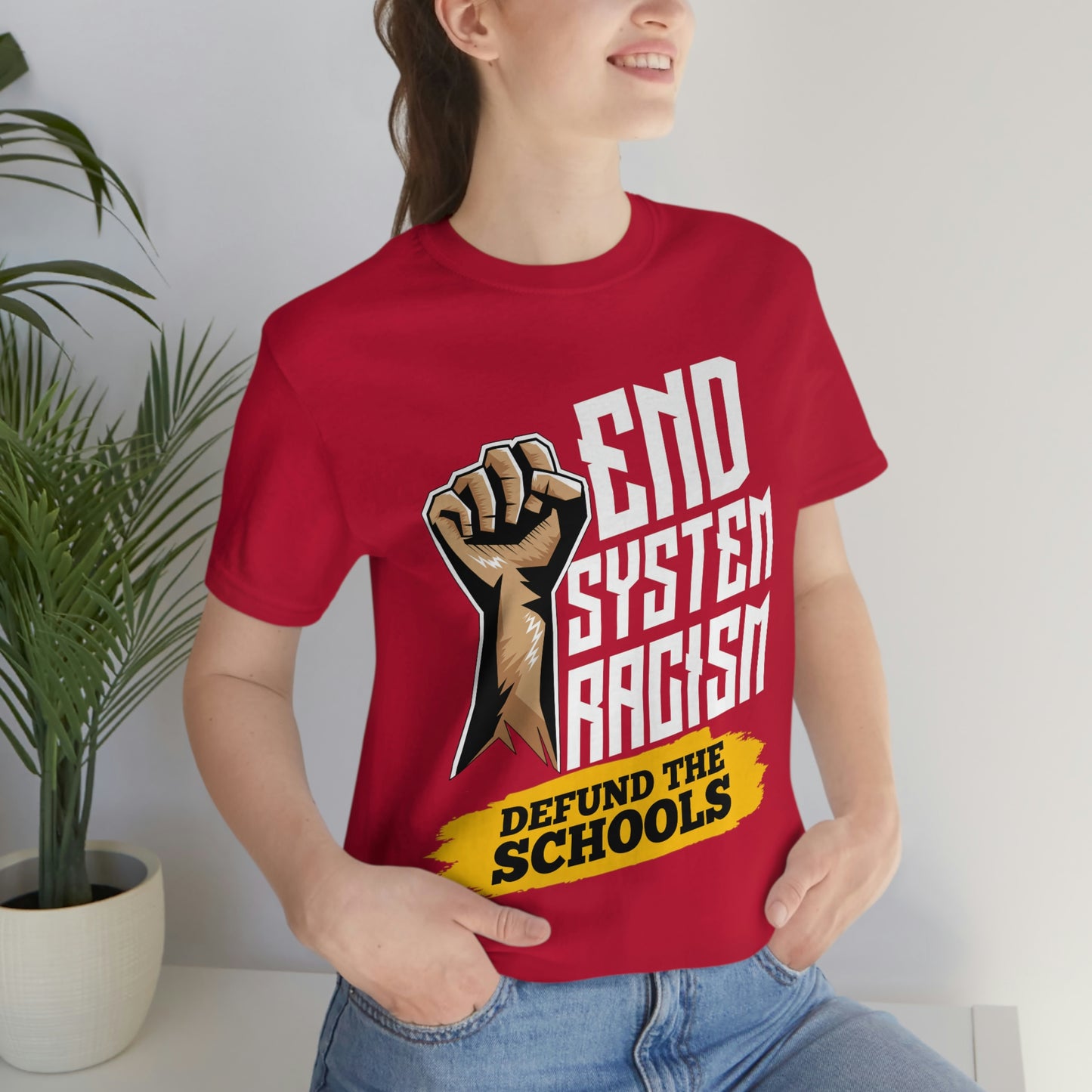 End Systemic Racism Unisex Jersey Short Sleeve Tee