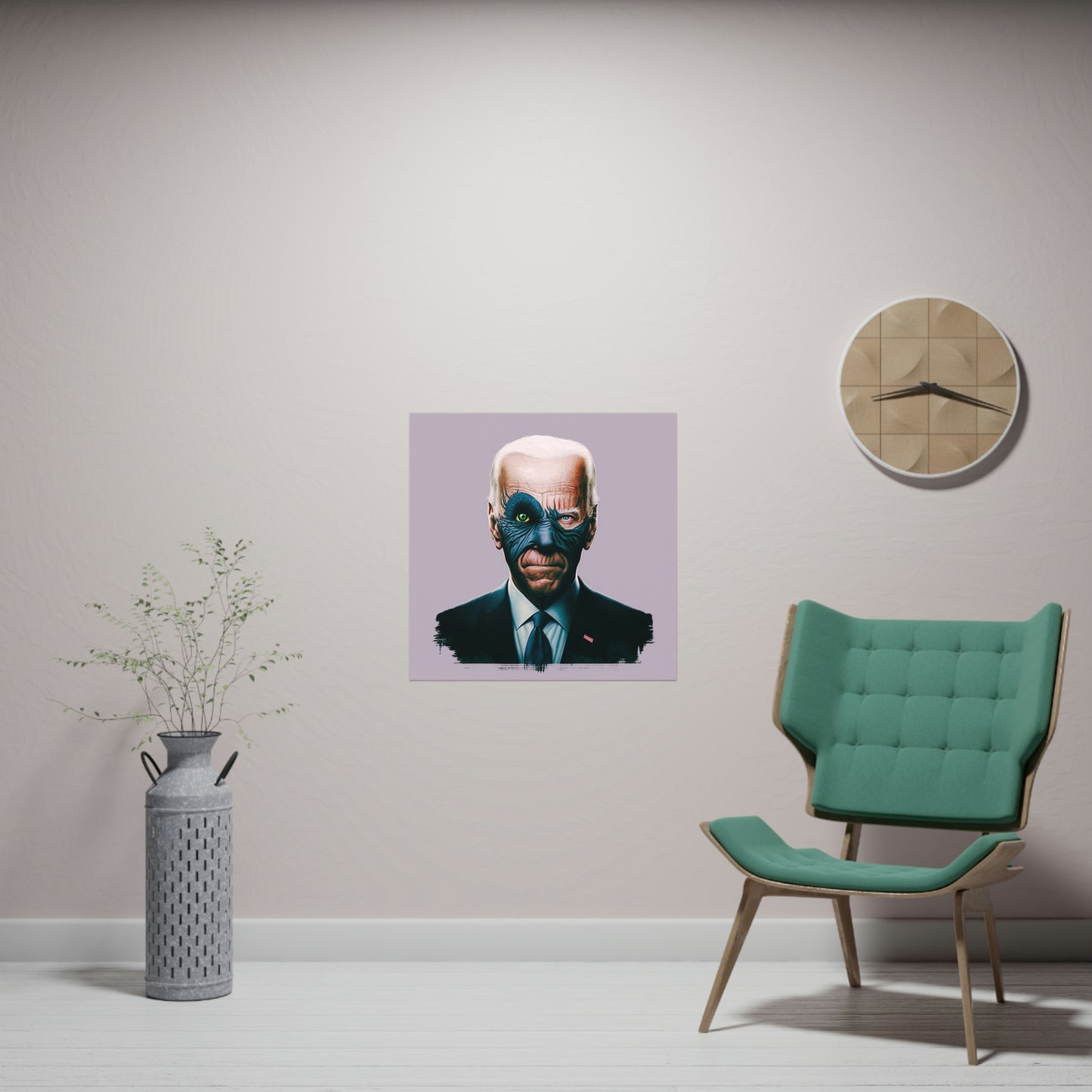 Joe Biden's Presidential Portrait Matte Paper Poster